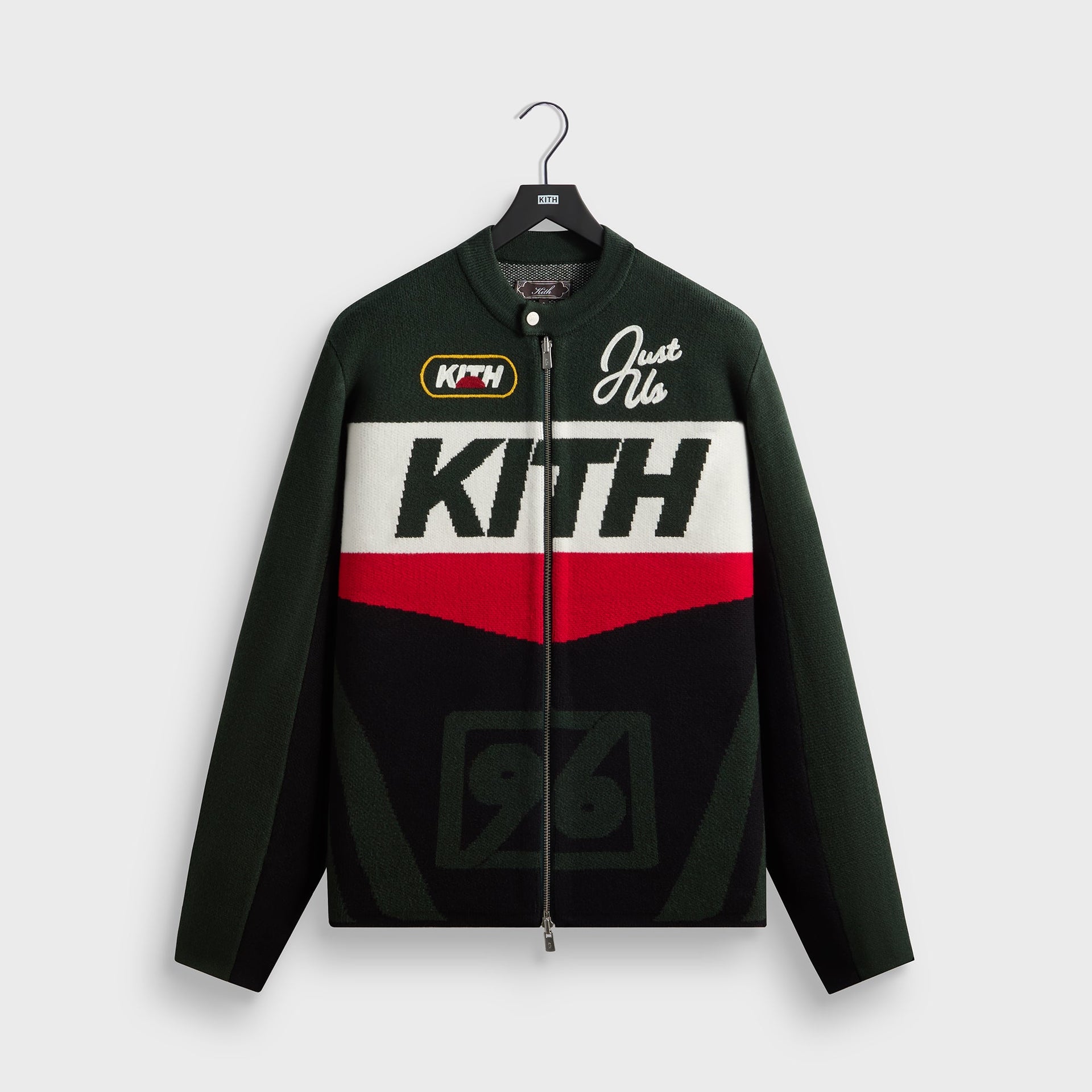 Kith Knit Moto Full Zip Jacket - Stadium