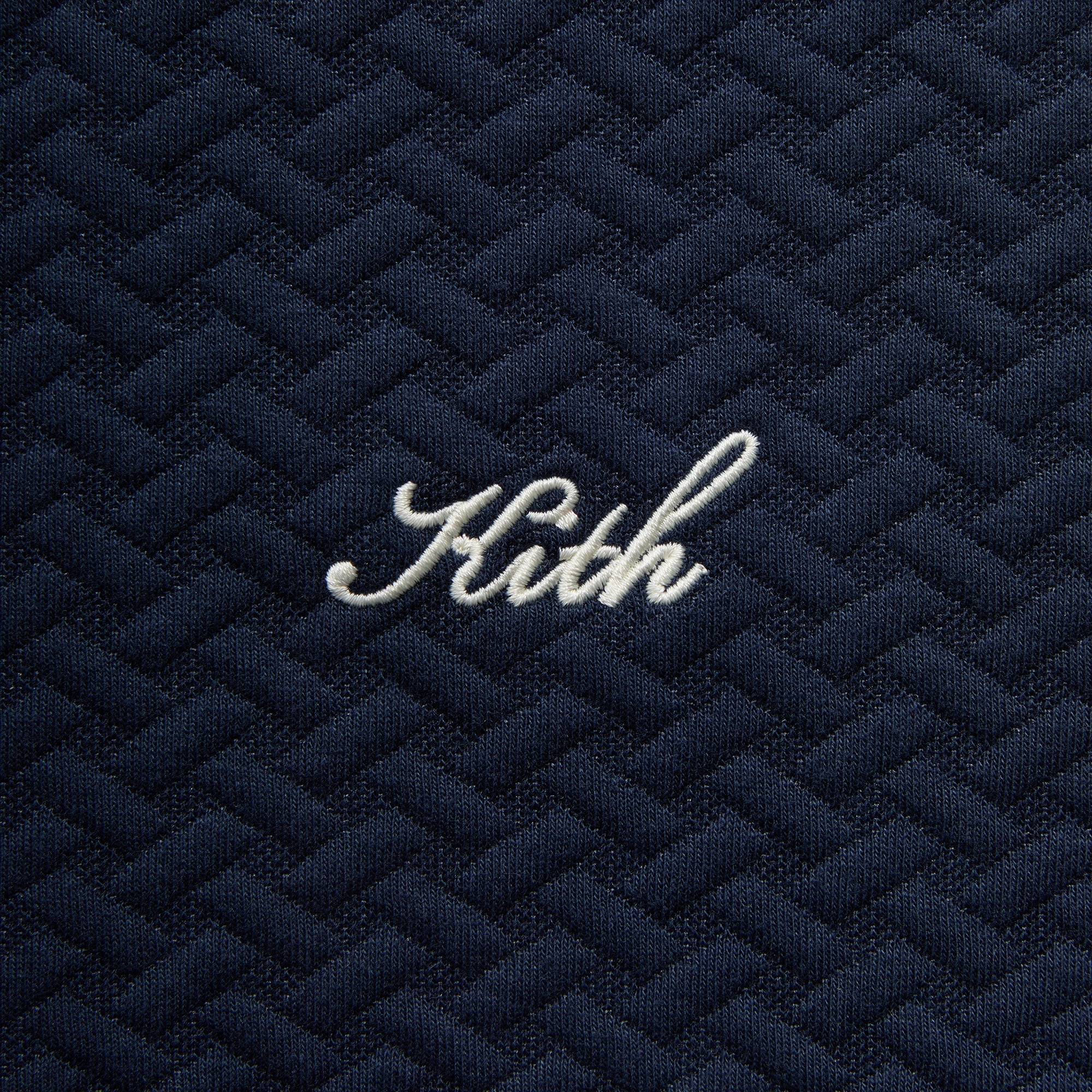 Kith Tessellation Interlock Woodpoint Shirt - Nocturnal – Kith Japan
