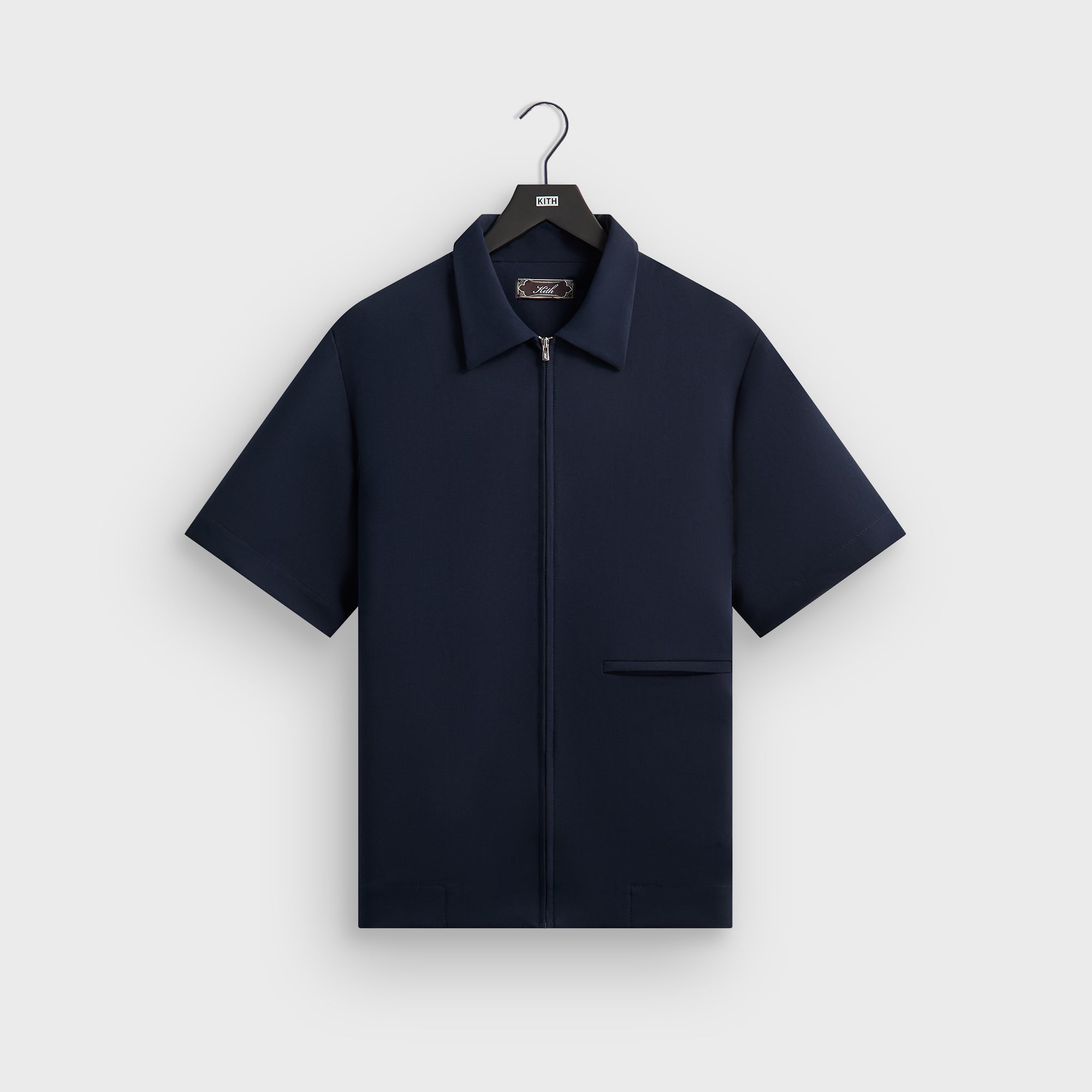 Kith Midweight Double Weave Davenport Shirt - Nocturnal – Kith Japan