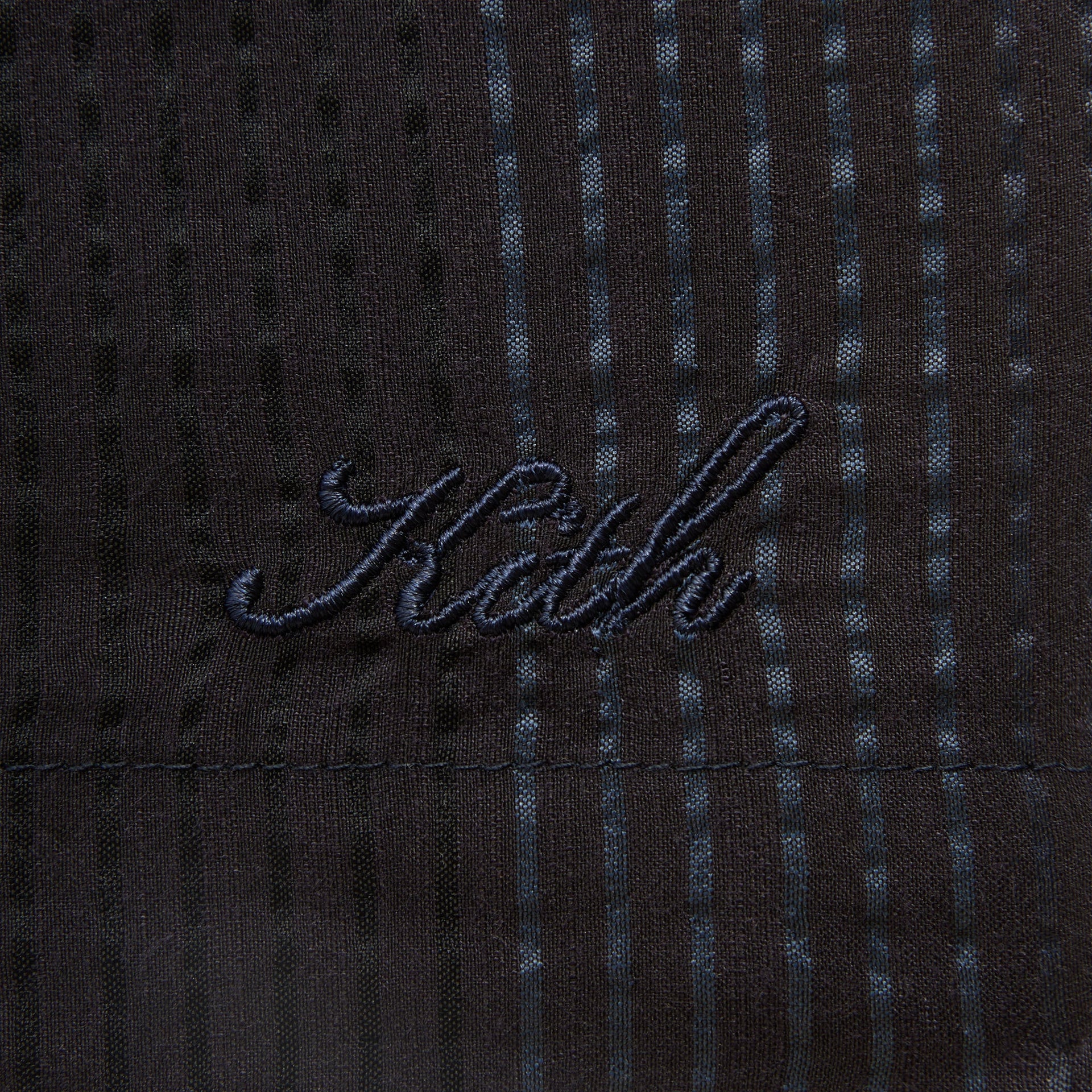 Kith Seersucker Harway Polo - Nocturnal