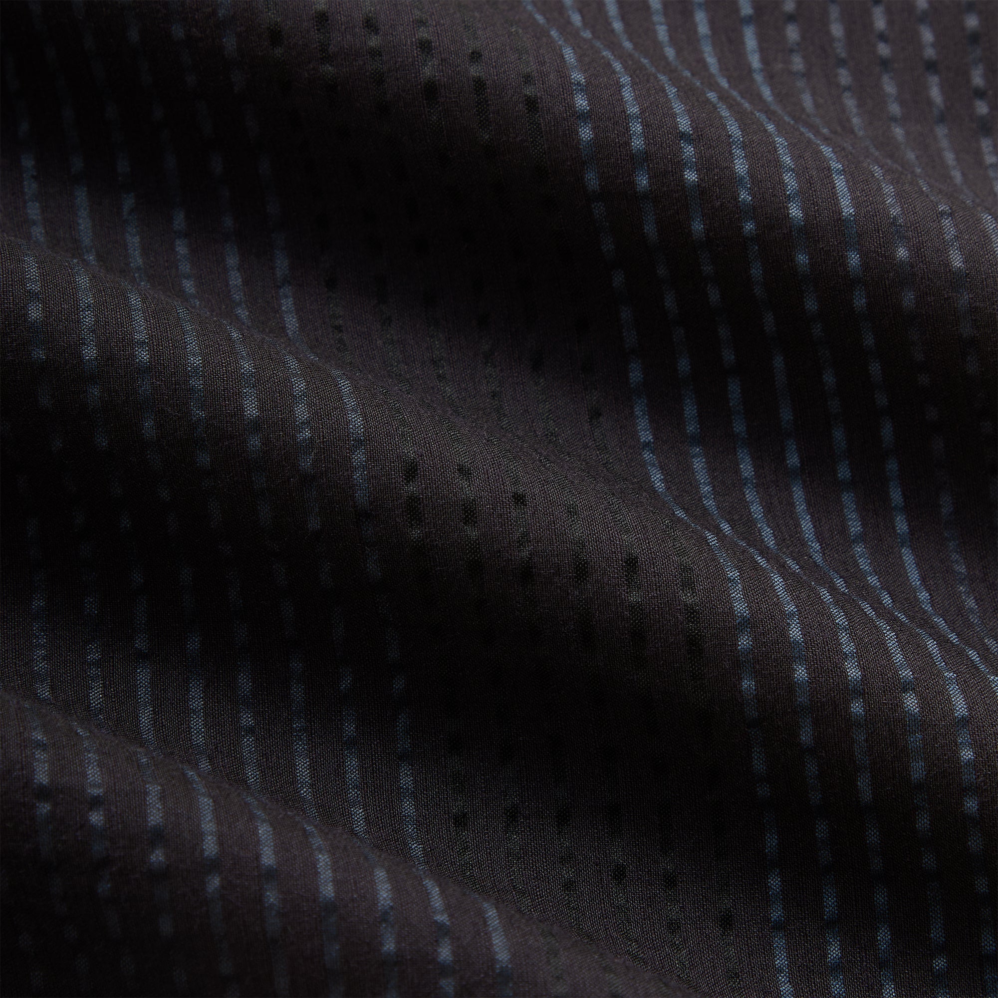 Kith Seersucker Harway Polo - Nocturnal – Kith Japan