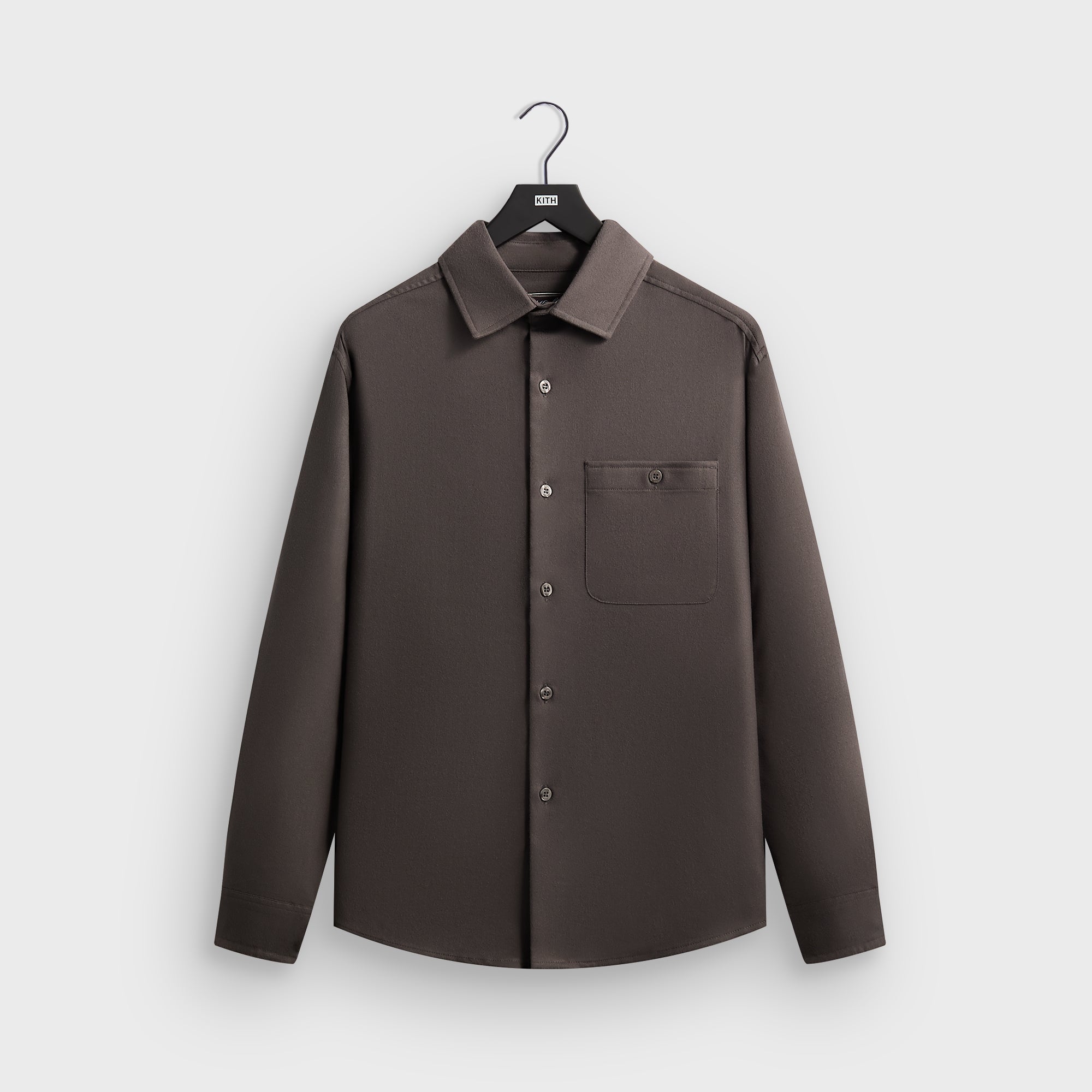 Kith Flannel Tomas Buttondown Shirt - Mineral – Kith Japan