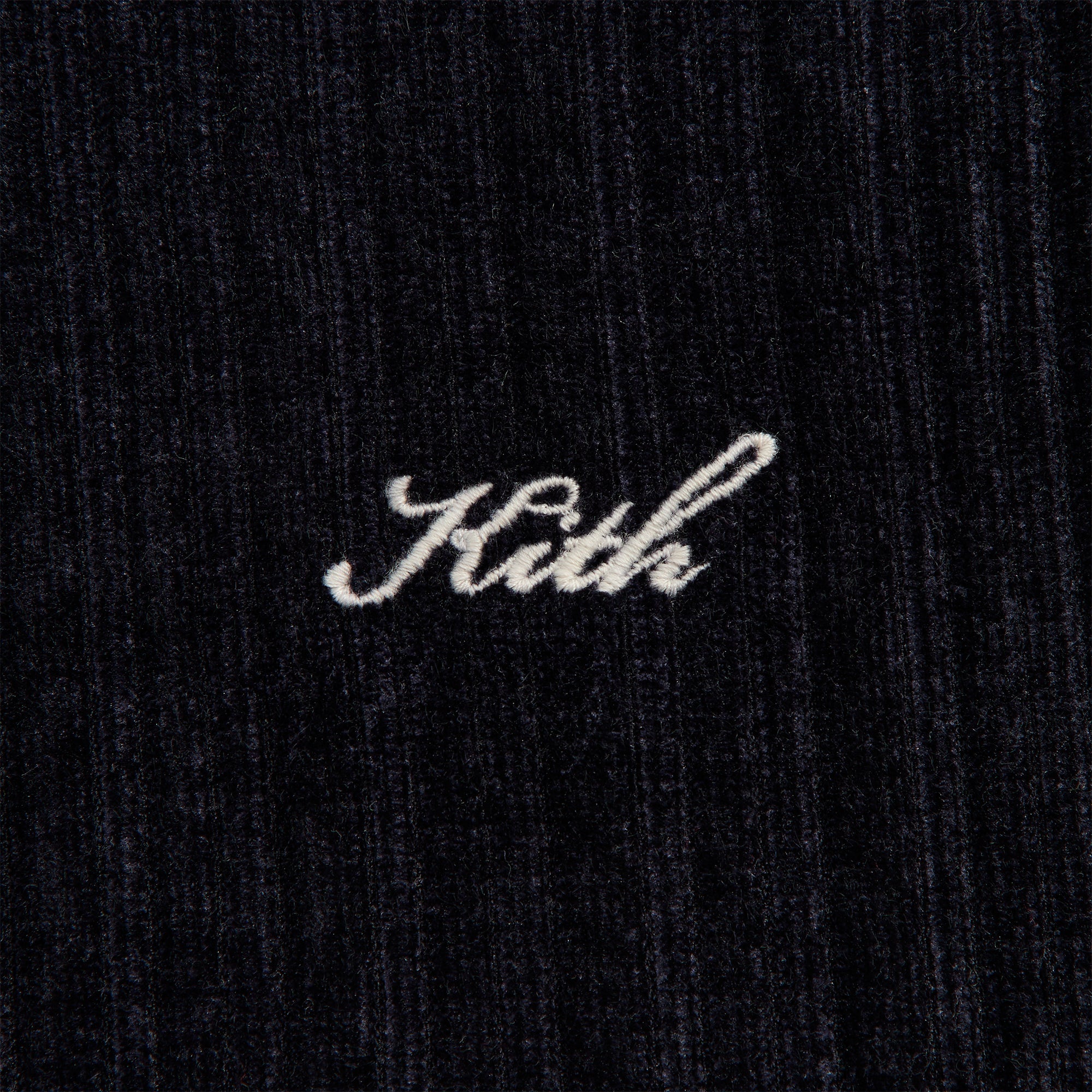 Kith Velvet Corduroy Long Sleeve Trevor Polo - Ink – Kith Japan