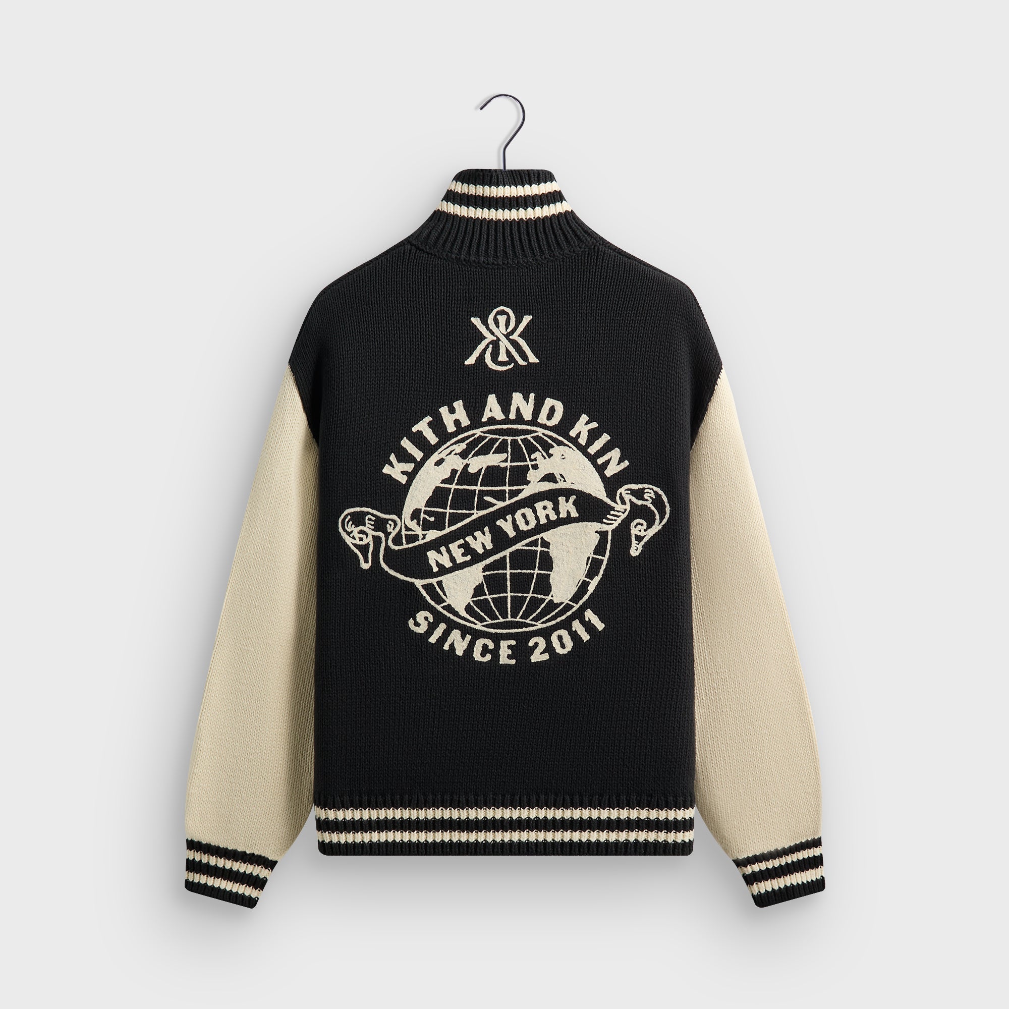 Kith Quarter Zip Wyona Sweater - Ink – Kith Japan
