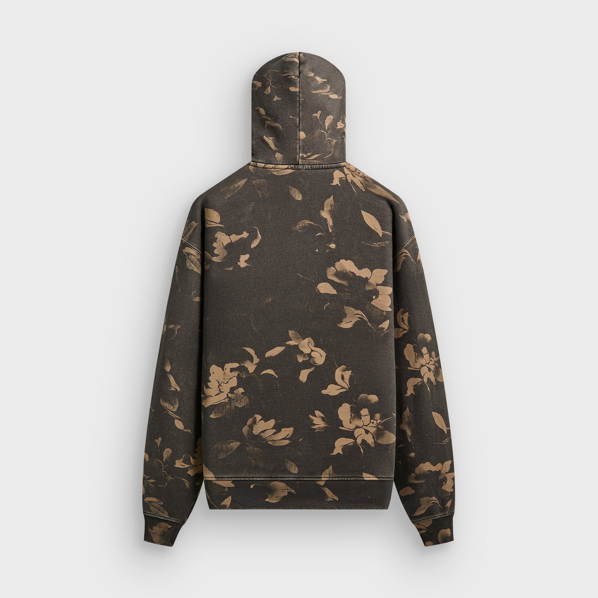 Kith Rib Neck Cropped Camden Hoodie - Black – Kith Japan