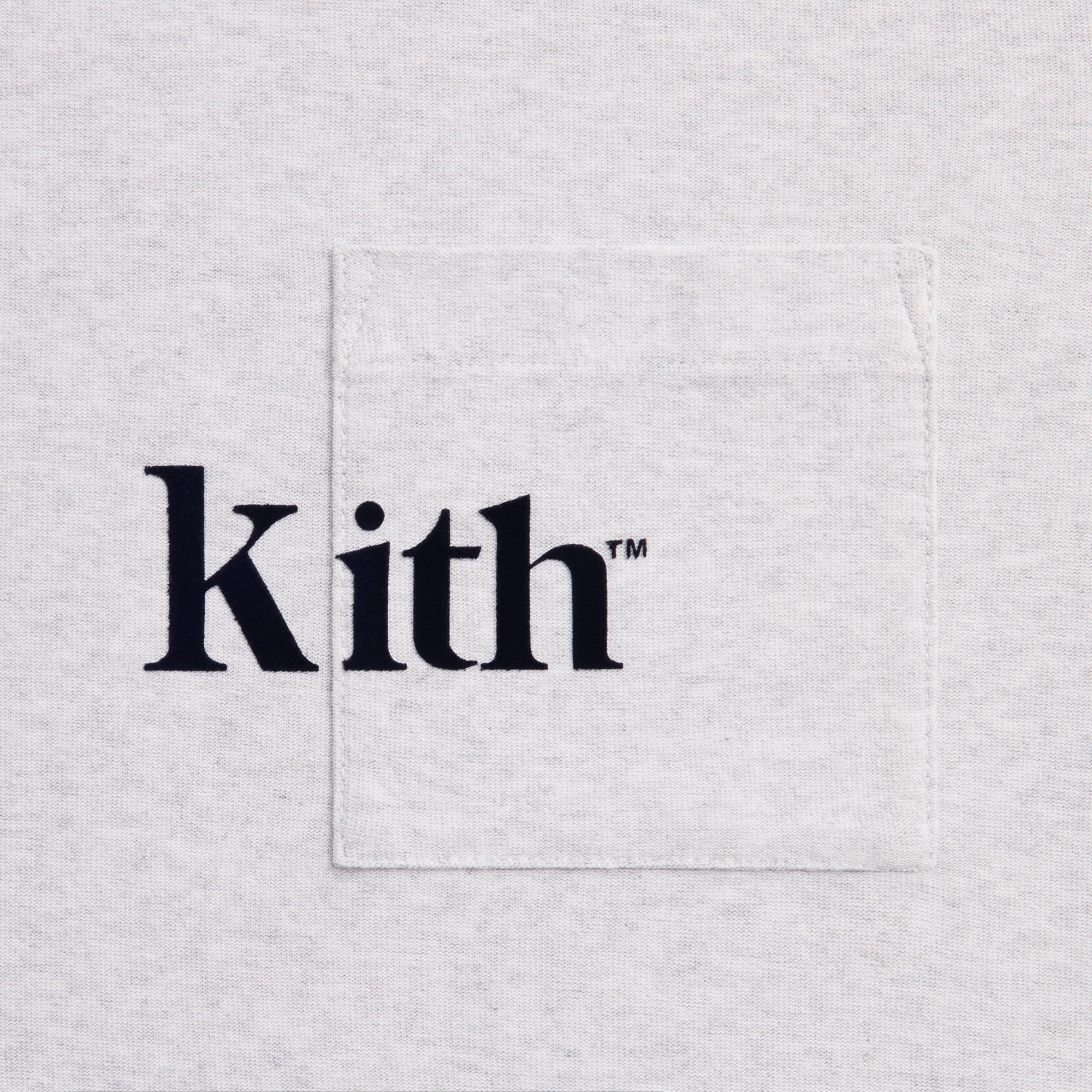 Kith Long Sleeve Quinn Tee - Light Heather Grey – Kith Japan