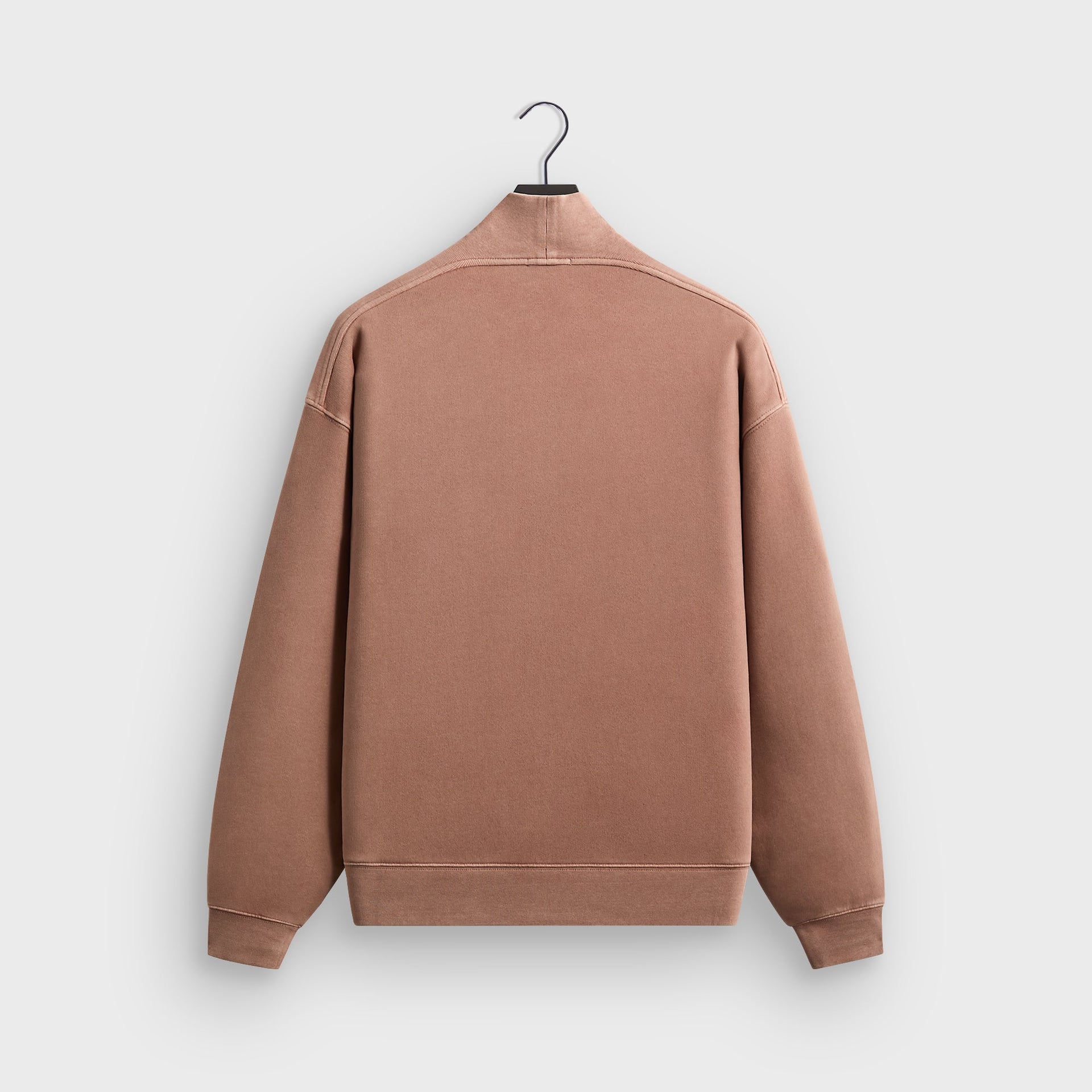 Kith 101 Sueded Fleece Nelson Quarter Zip - Dusty Mauve