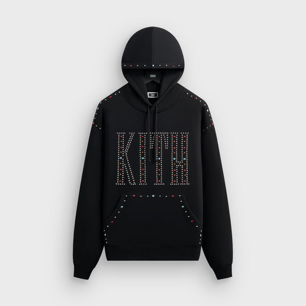Kith Studded Nelson Hoodie - Black – Kith Japan
