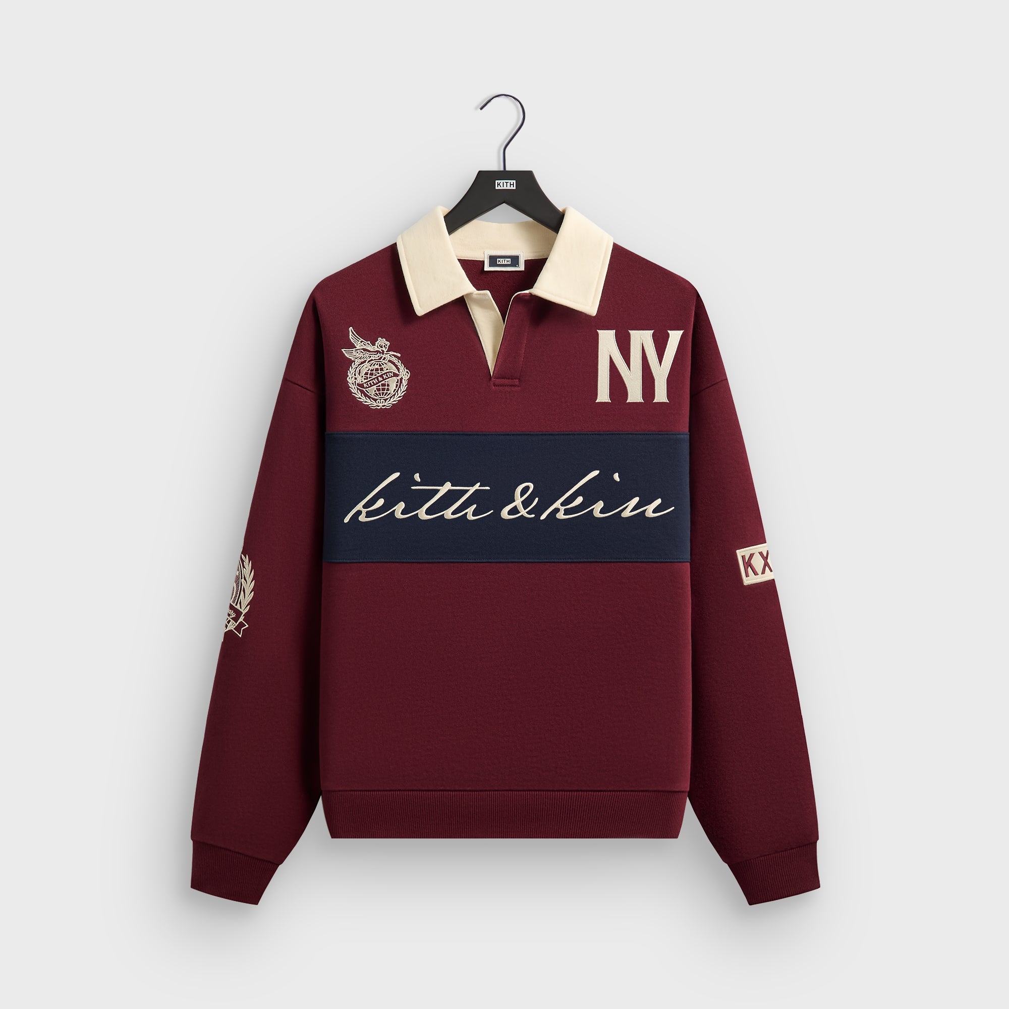 【希少】KITH × テーラーメイド コラボトレーナー Kith Autograph Nelson Rugby Pullover - Magma – Kith Japan