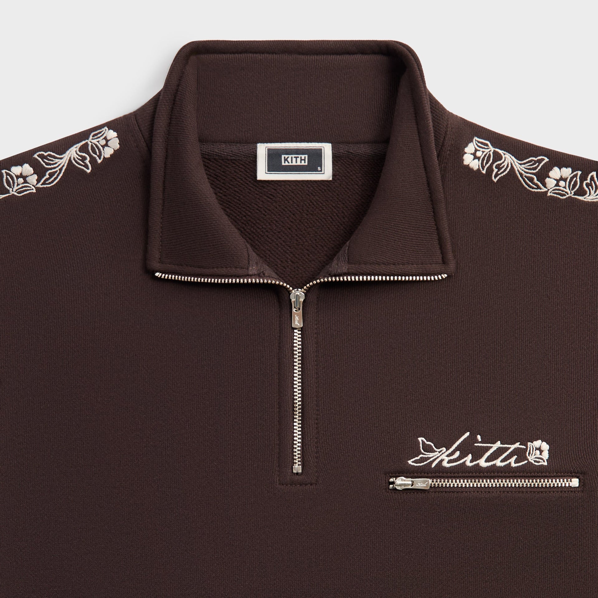 Kith Floral Queensbridge Quarter Zip - Incognito