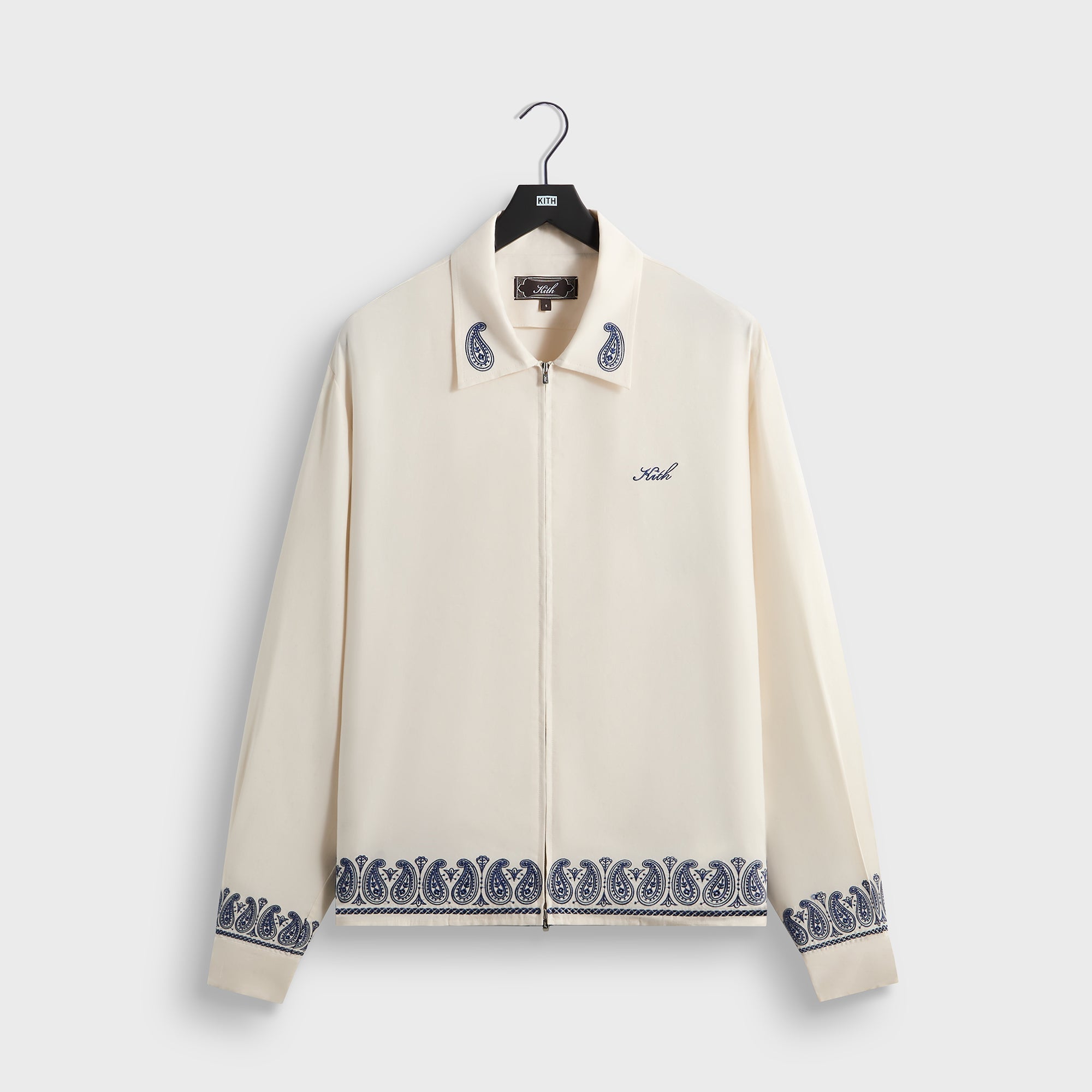 Kith Cupro Linen Zip Front Sanford Shirt - Silk – Kith Japan
