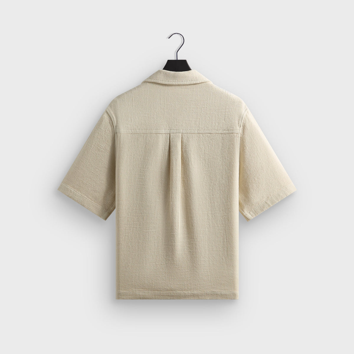 Kith Soft Woven Cropped Beckham Camp Collar Shirt - Waffle – Kith 