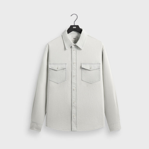 Kith Midweight Denim Long Sleeve Warwick Shirt - Eden Wash – Kith
