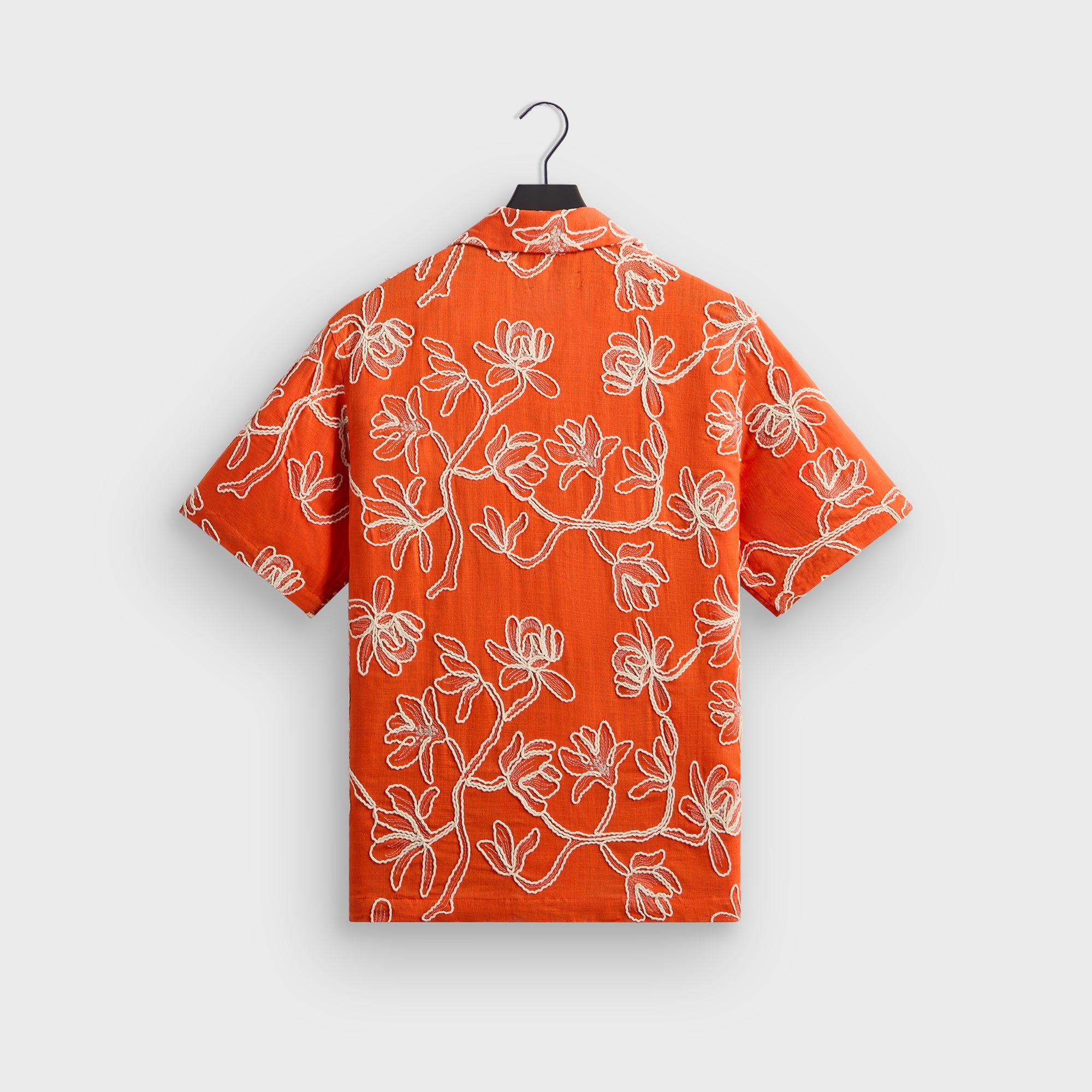 Kith Corded Floral Thompson Camp Collar Shirt - Inferno – Kith Japan