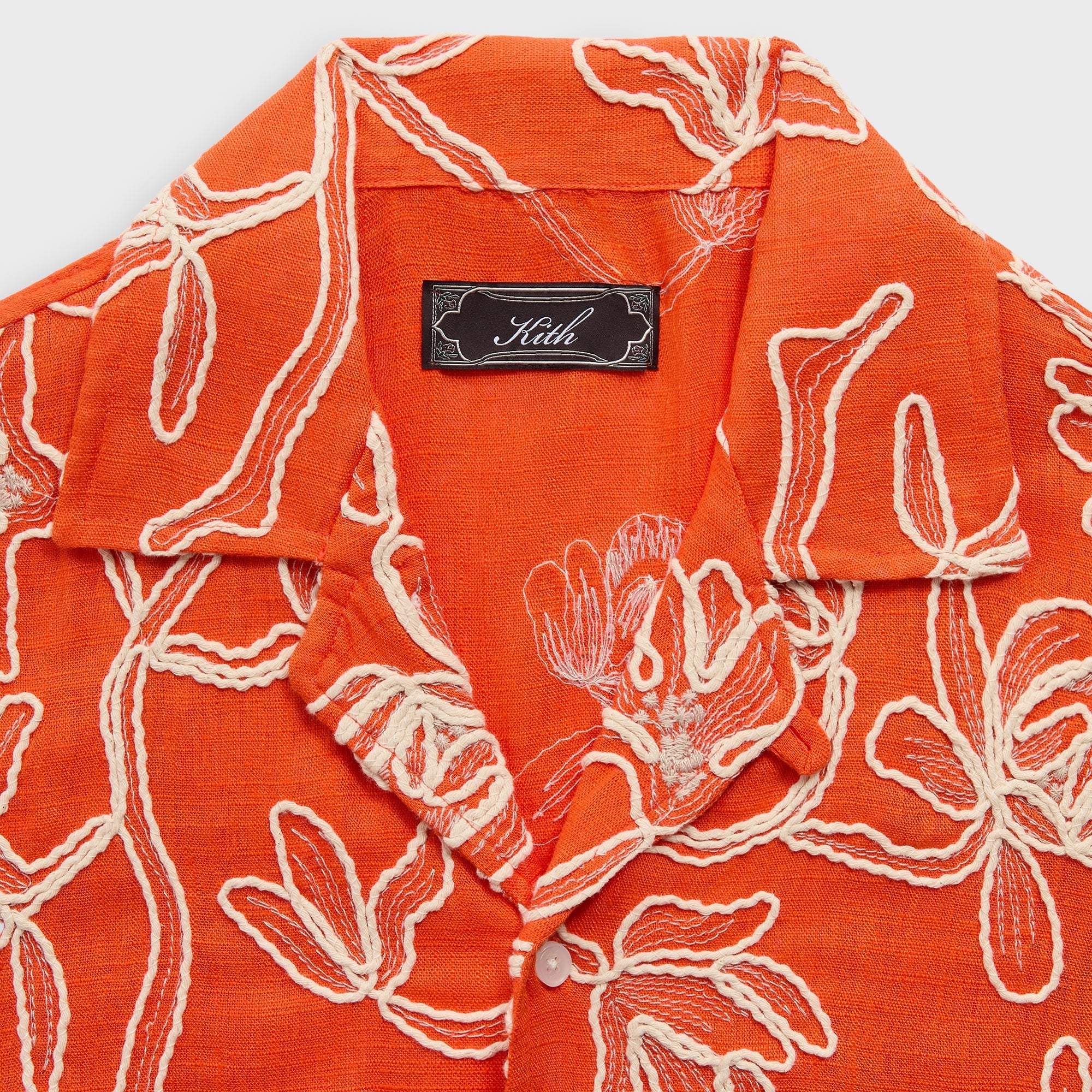 Kith Corded Floral Thompson Camp Collar Shirt - Inferno - PH