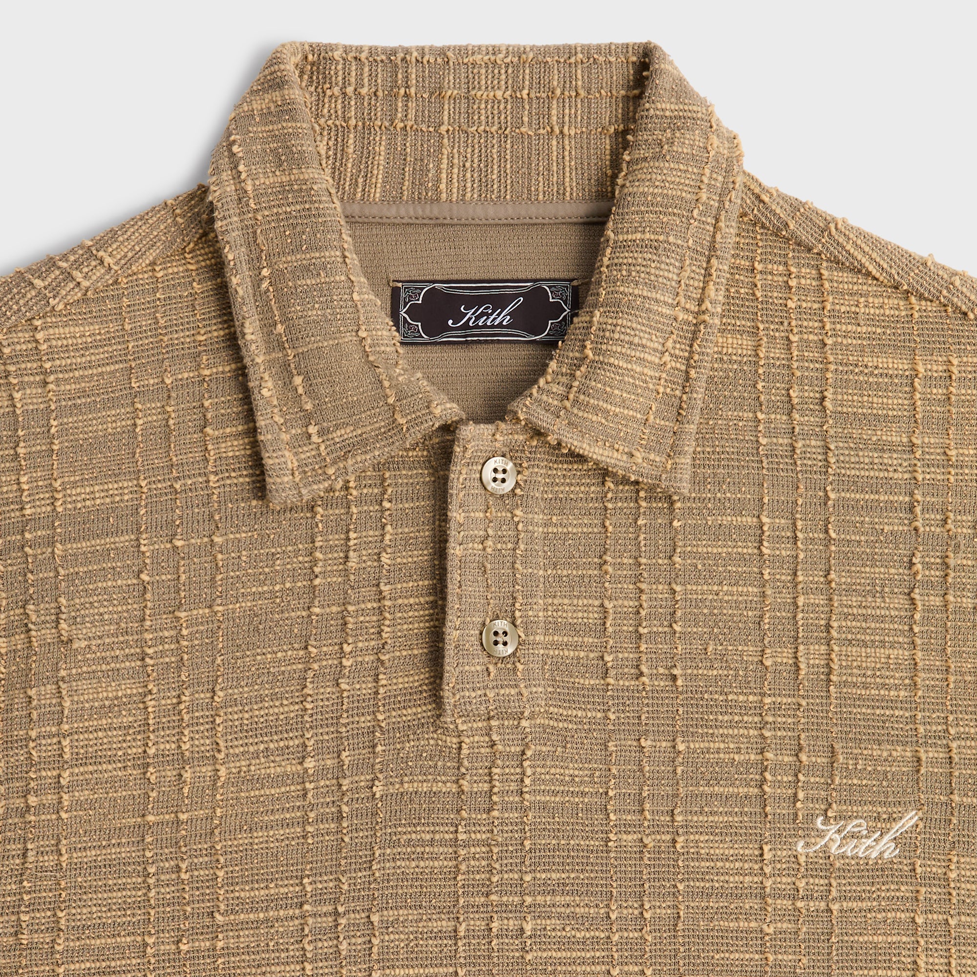Kith High Twist Tweed Graham Polo - Palomino – Kith Japan