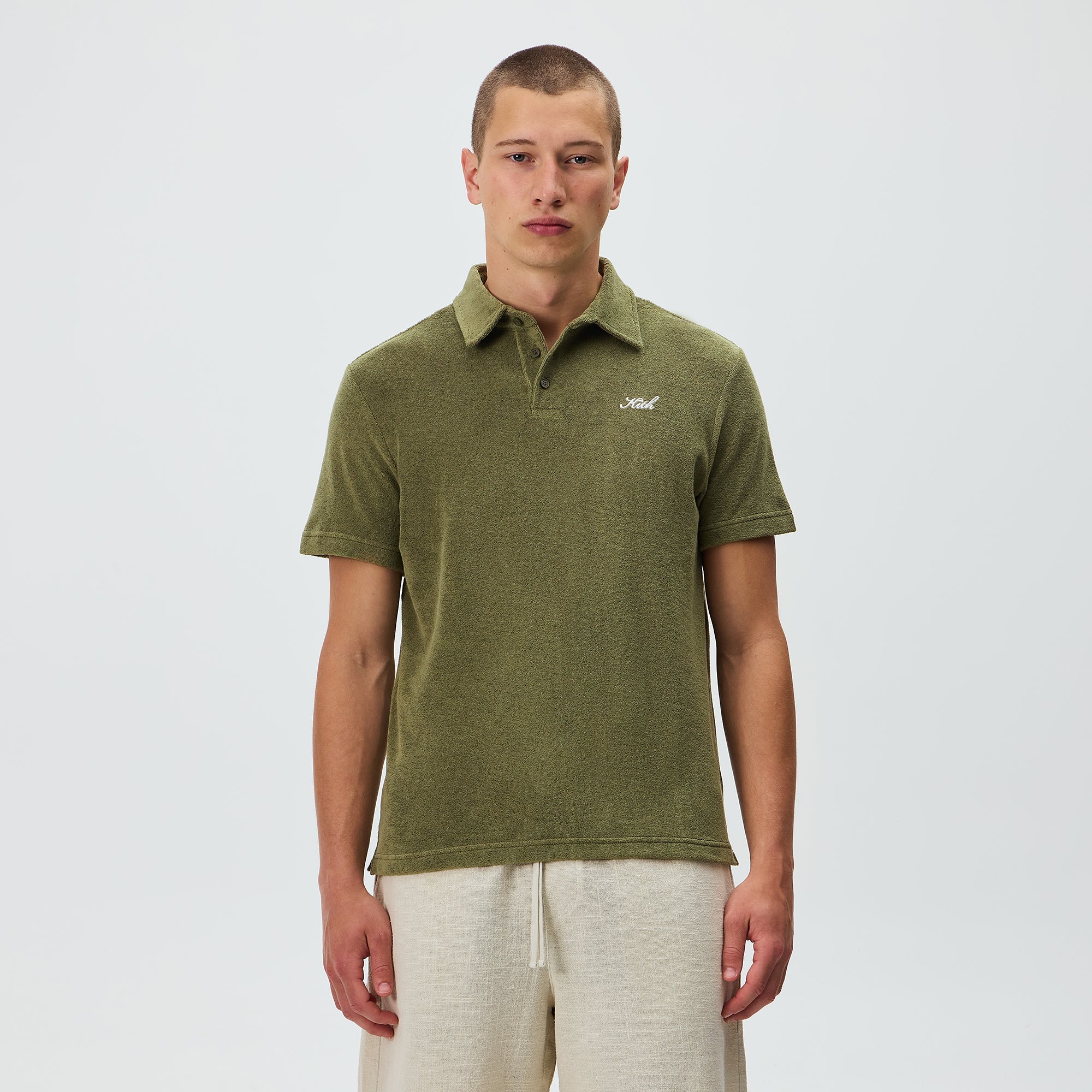 Kith Textured Towel Terry Heathrow Polo - Flagstaff – Kith Japan