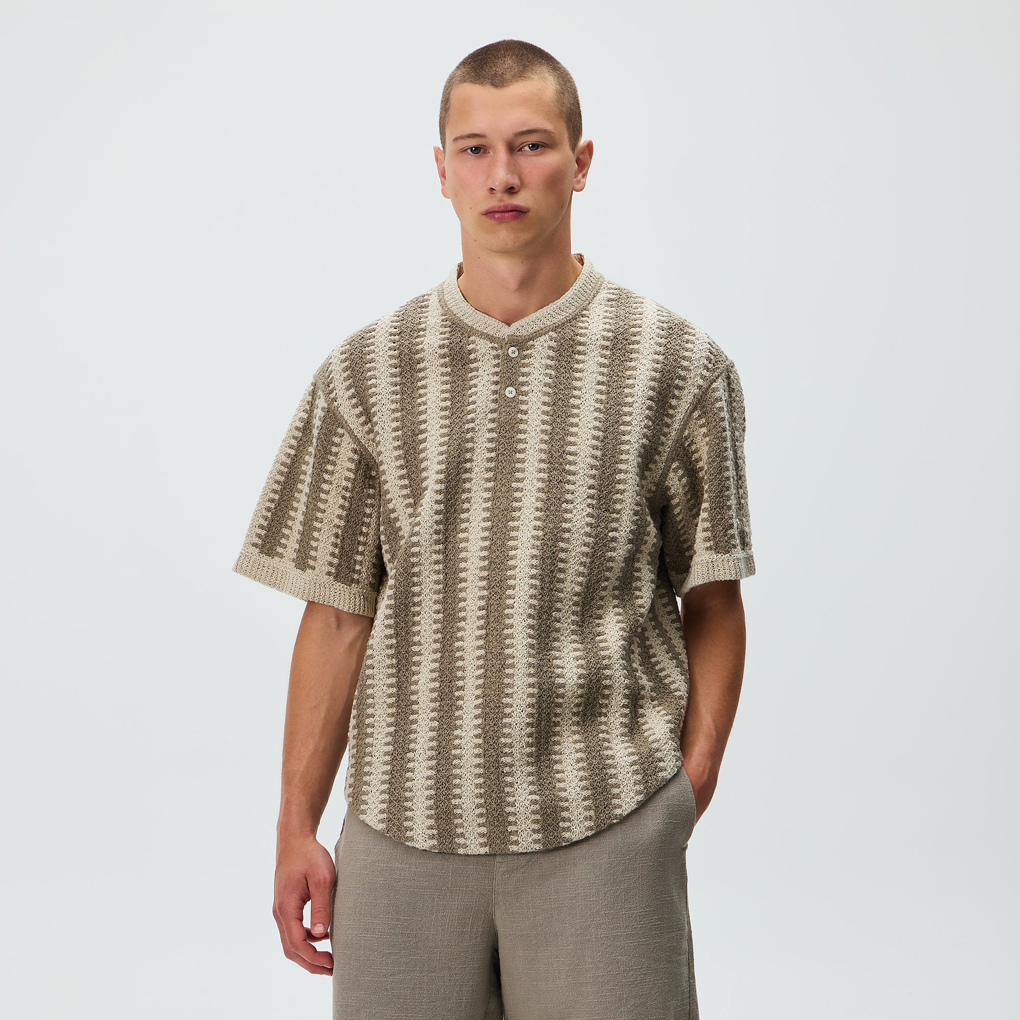 Kith Geo Crochet Warner Pullover - Veil – Kith Japan