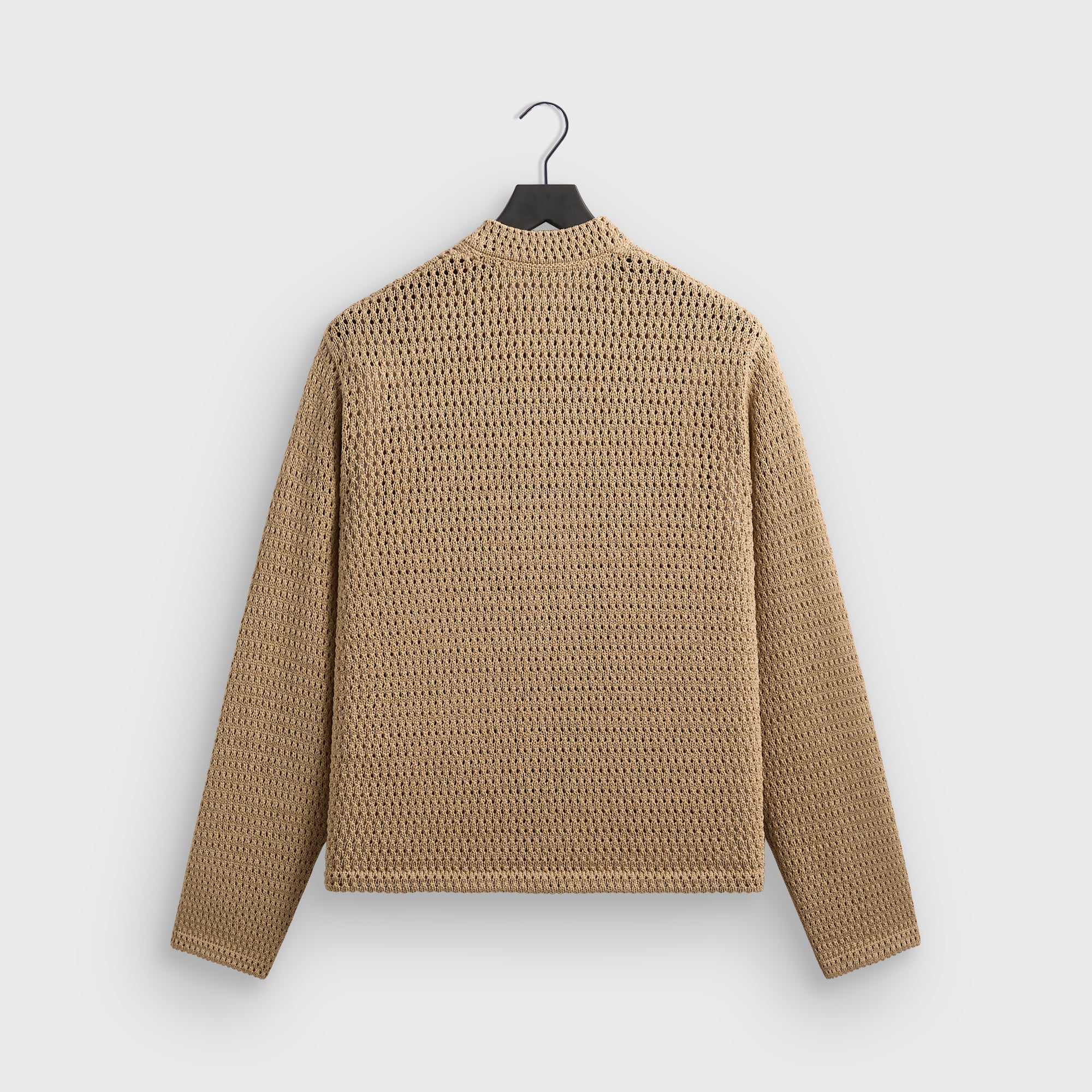 Kith Crochet Luke Zip Front Sweater - Durum – Kith Japan