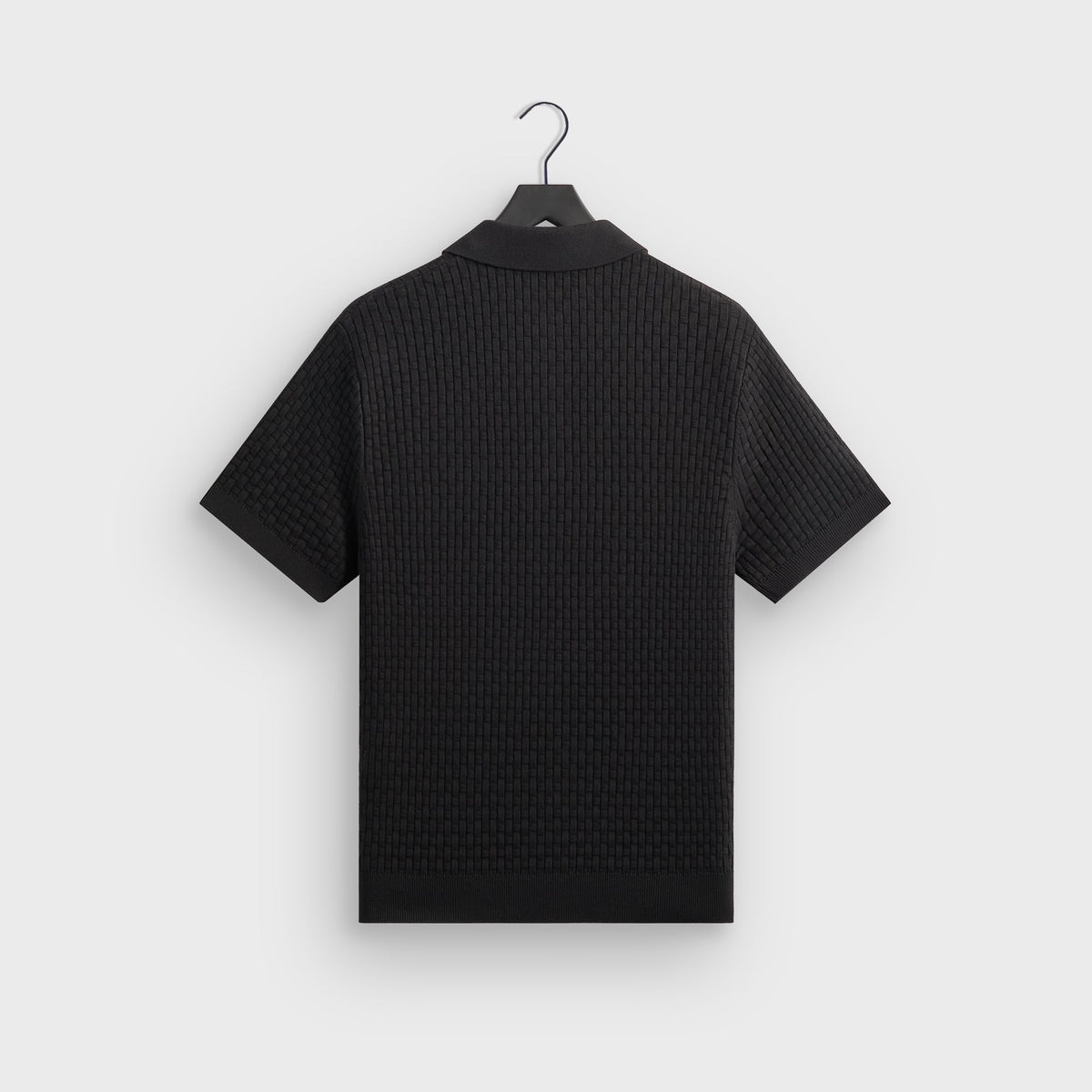 Kith Basket Weave Tilden Polo - Black – Kith Japan