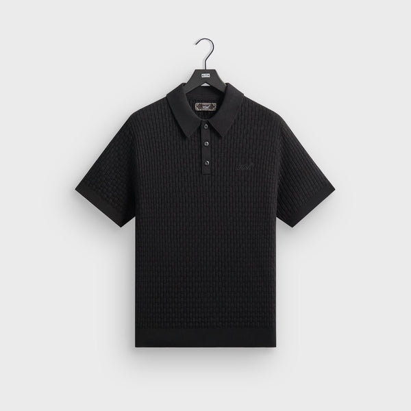 メンズウェア Kith for TaylorMade Bump & Run Polo Kith Basket Weave Tilden Polo - Black – Kith Japan