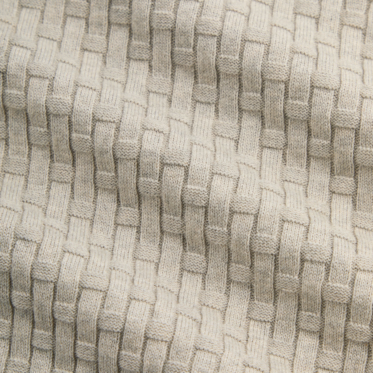 Kith Basket Weave Tilden Polo - Light Heather Grey – Kith Japan