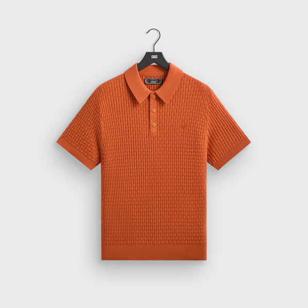 Kith Basket Weave Tilden Polo - Clementine – Kith Japan
