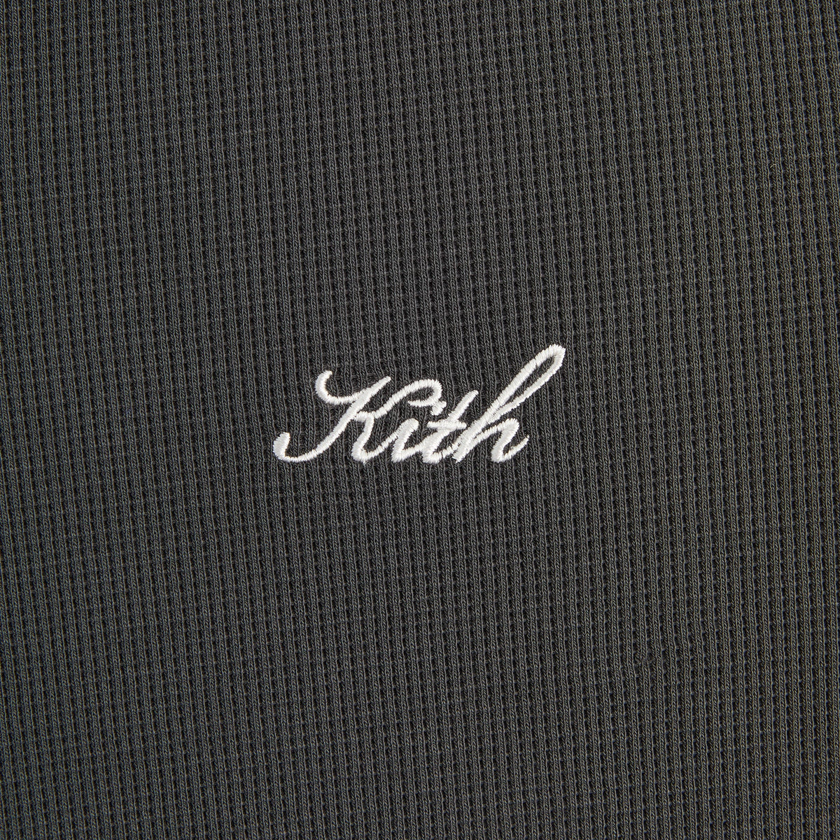 Kith Micro Waffle Drew Polo - Carbon – Kith Japan