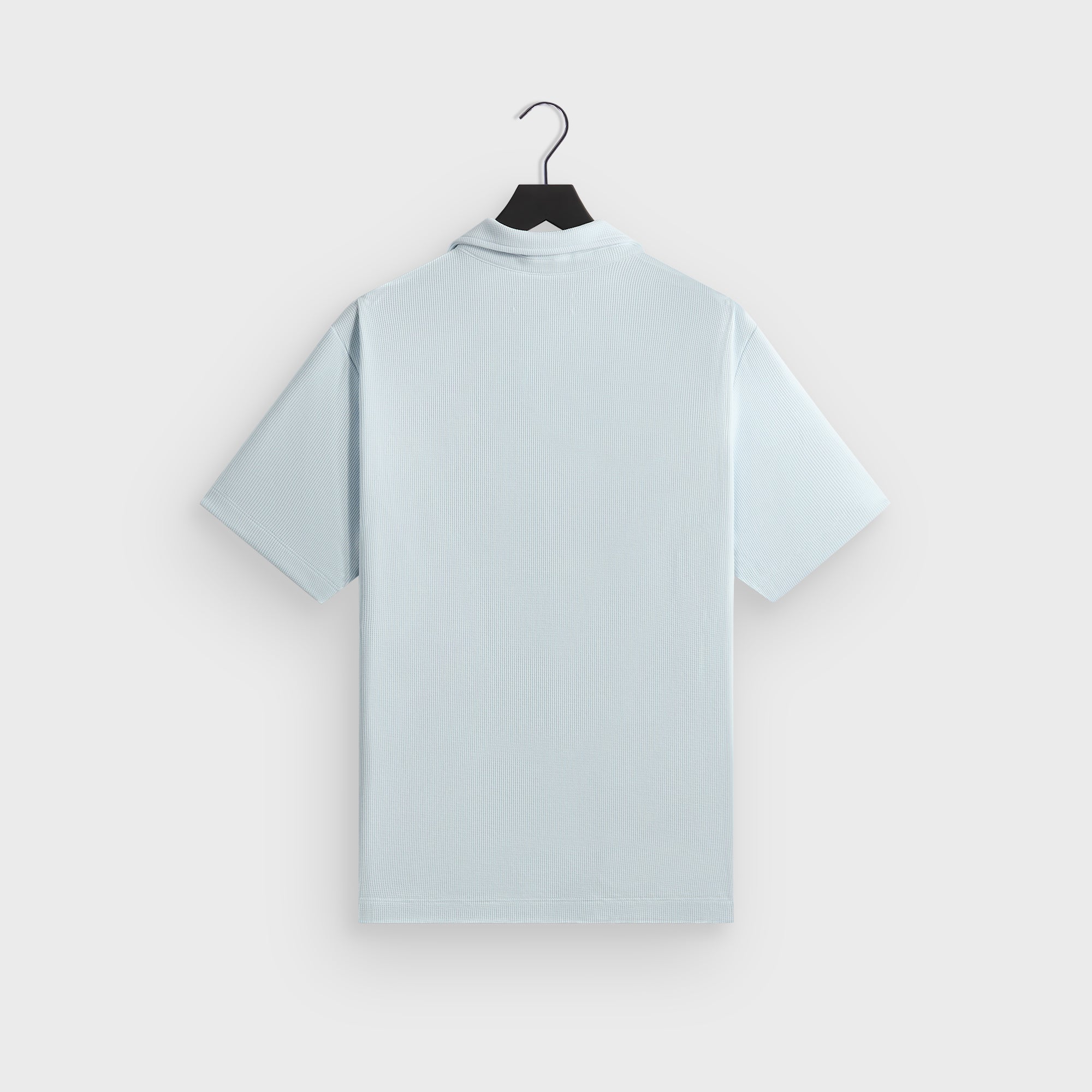 Kith Micro Waffle Drew Polo - Light Indigo – Kith Japan