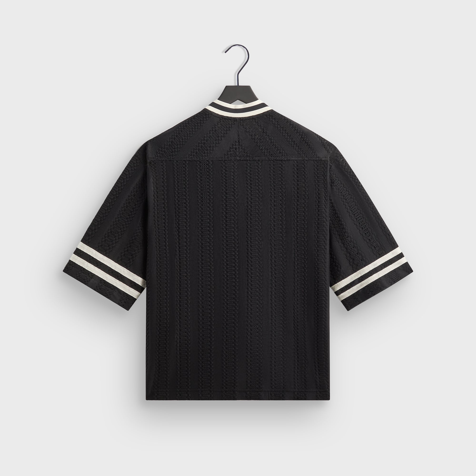 Kith Ladder Lace Julian Jersey - Black - PH – Kith Japan
