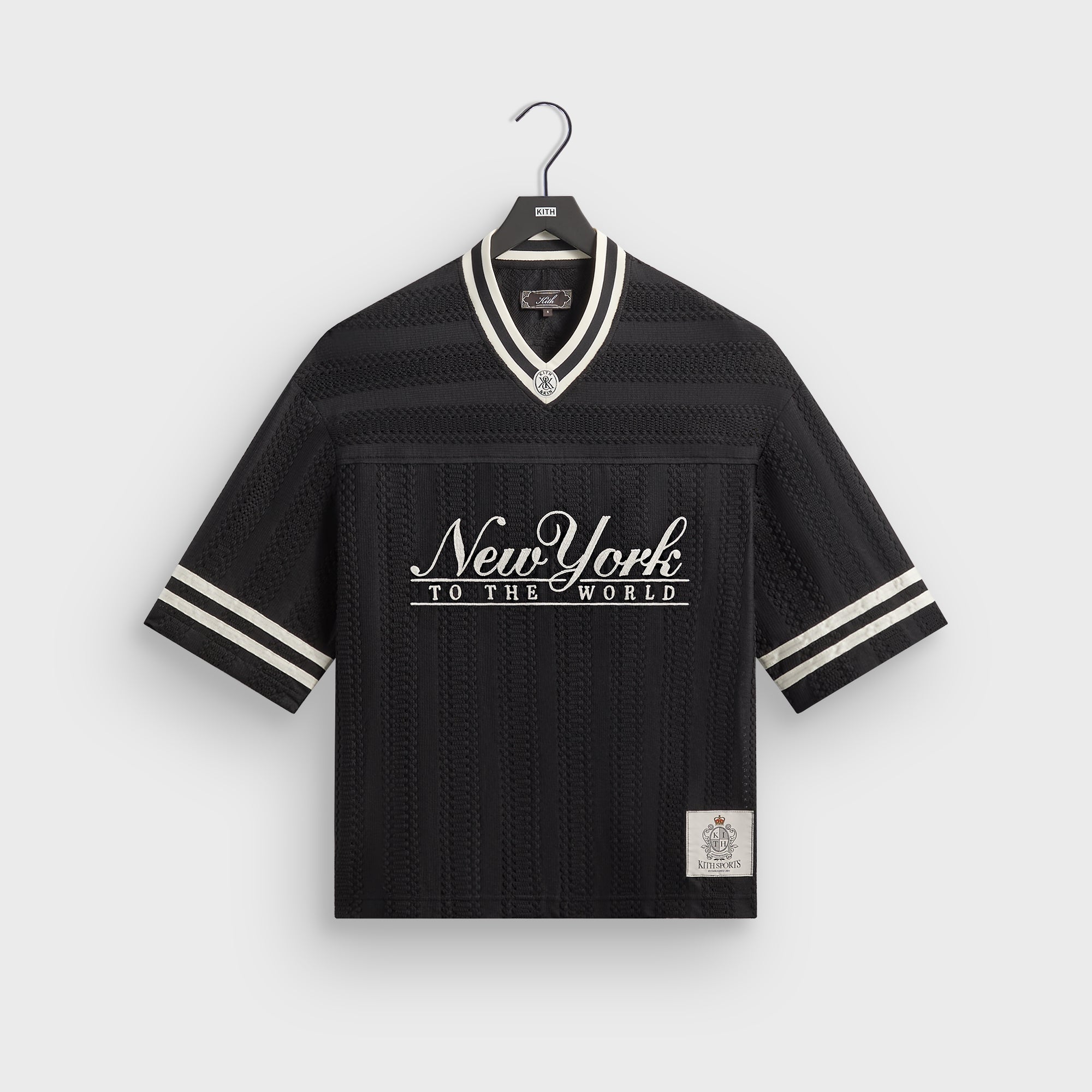 Kith Ladder Lace Julian Jersey - Black - PH – Kith Japan