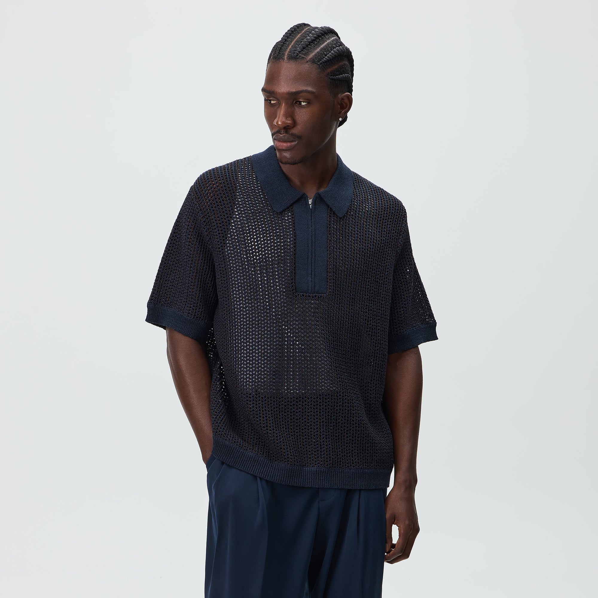 Kith Knit Nash Polo - Cosmos - PH – Kith Japan