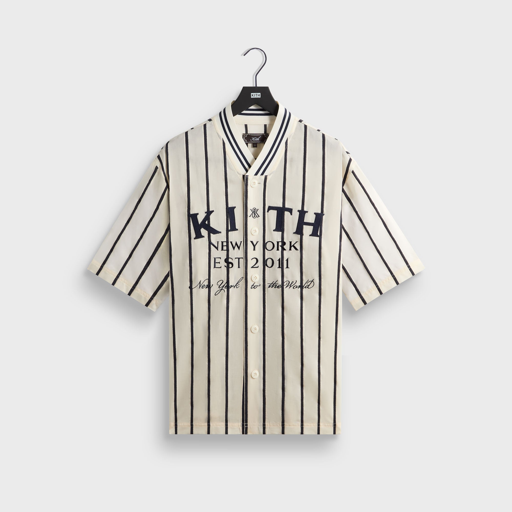 Kith Silk Linen Chenille Stripe Pacey Shirt - Sandrift – Kith Japan