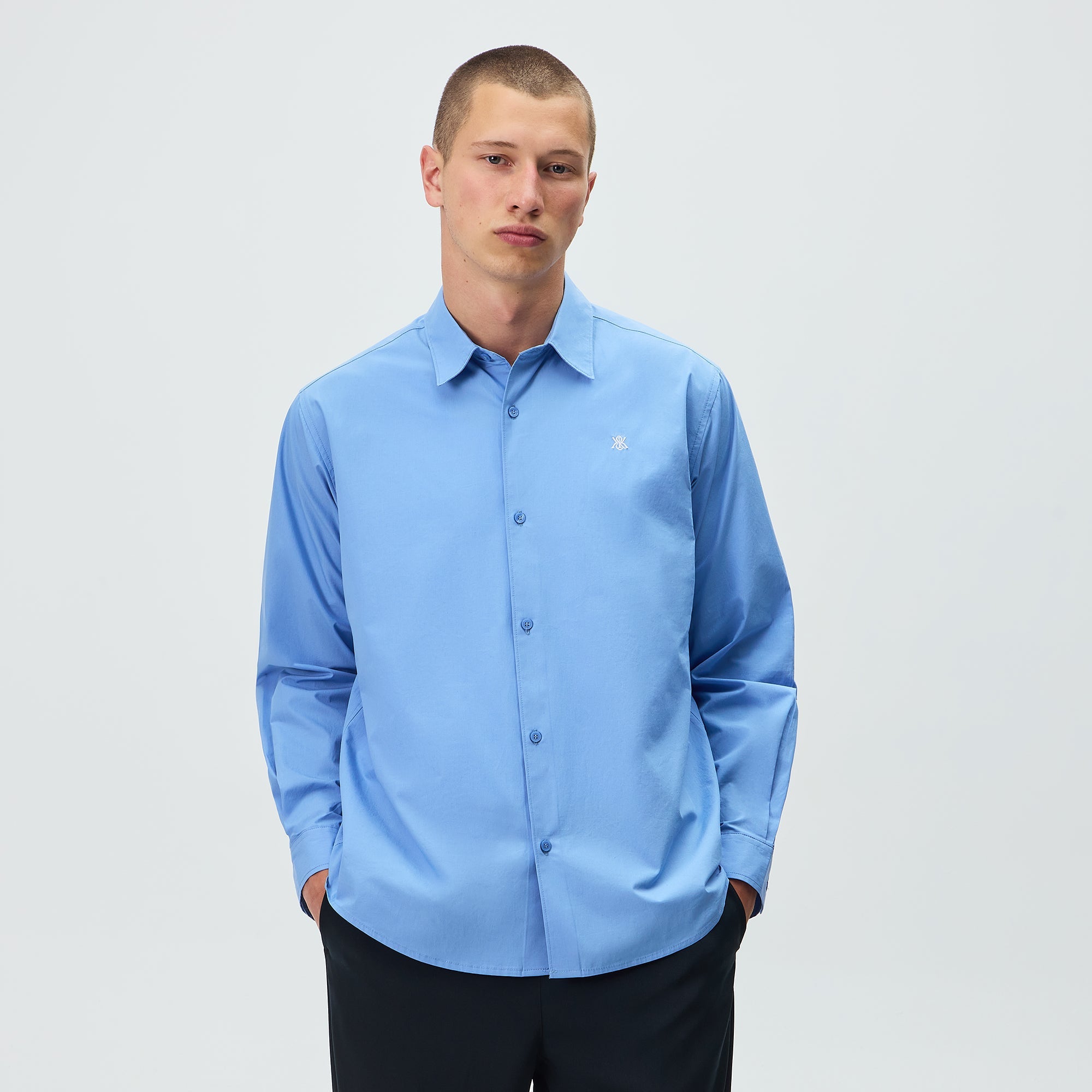 Kith Poplin Georgie Shirt - Millstream – Kith Japan