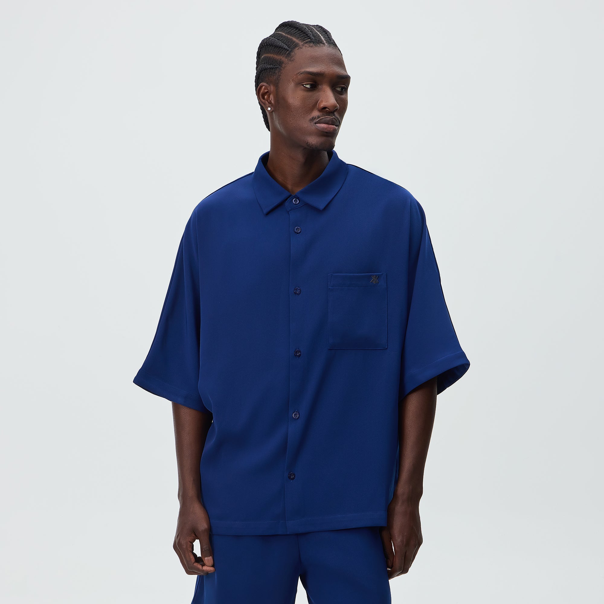 Kith Drape Twill Raf Shirt - Deep Royal - PH – Kith Japan