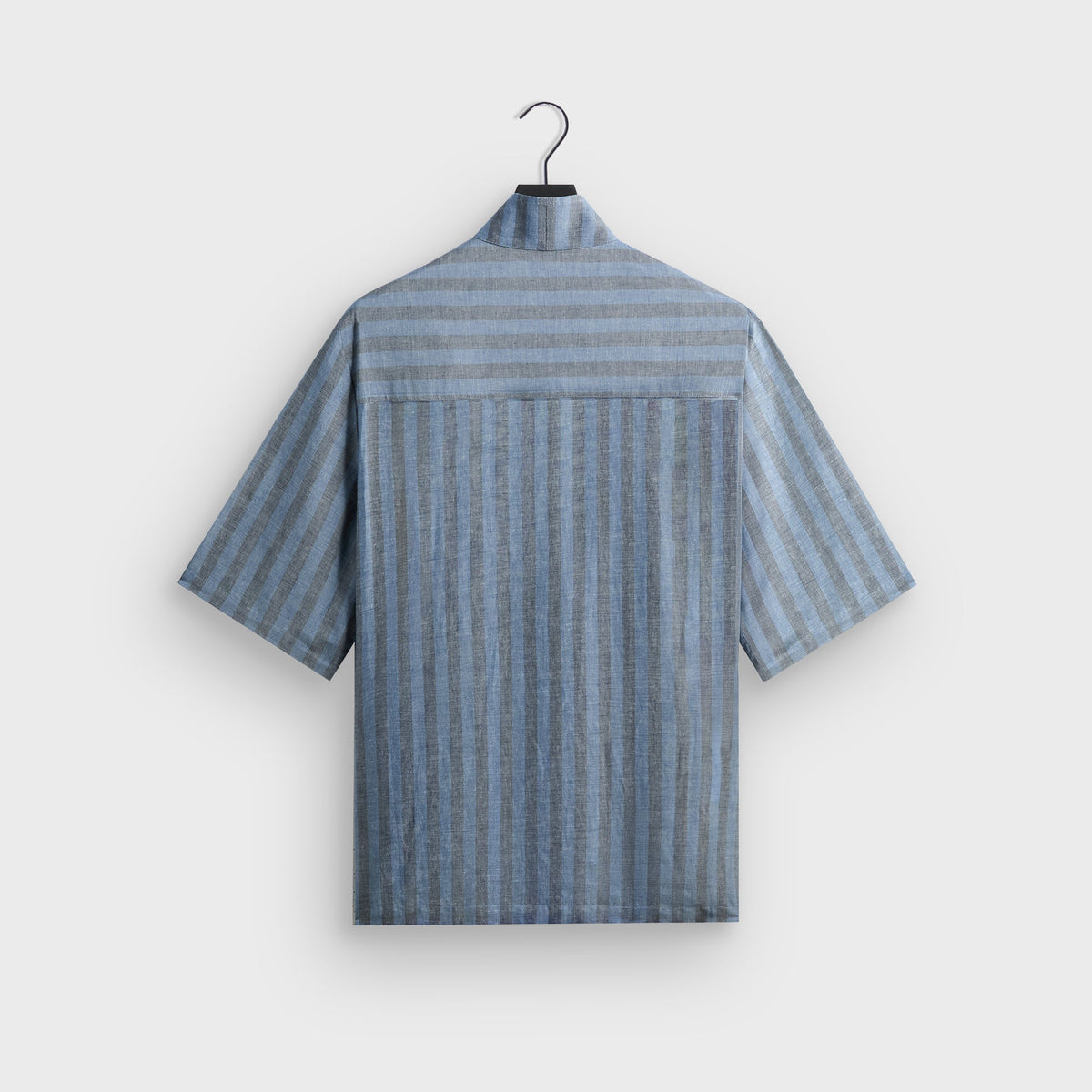 Kith Spun Silk Linen Stripe Colton Zip Front Shirt - Guide – Kith 