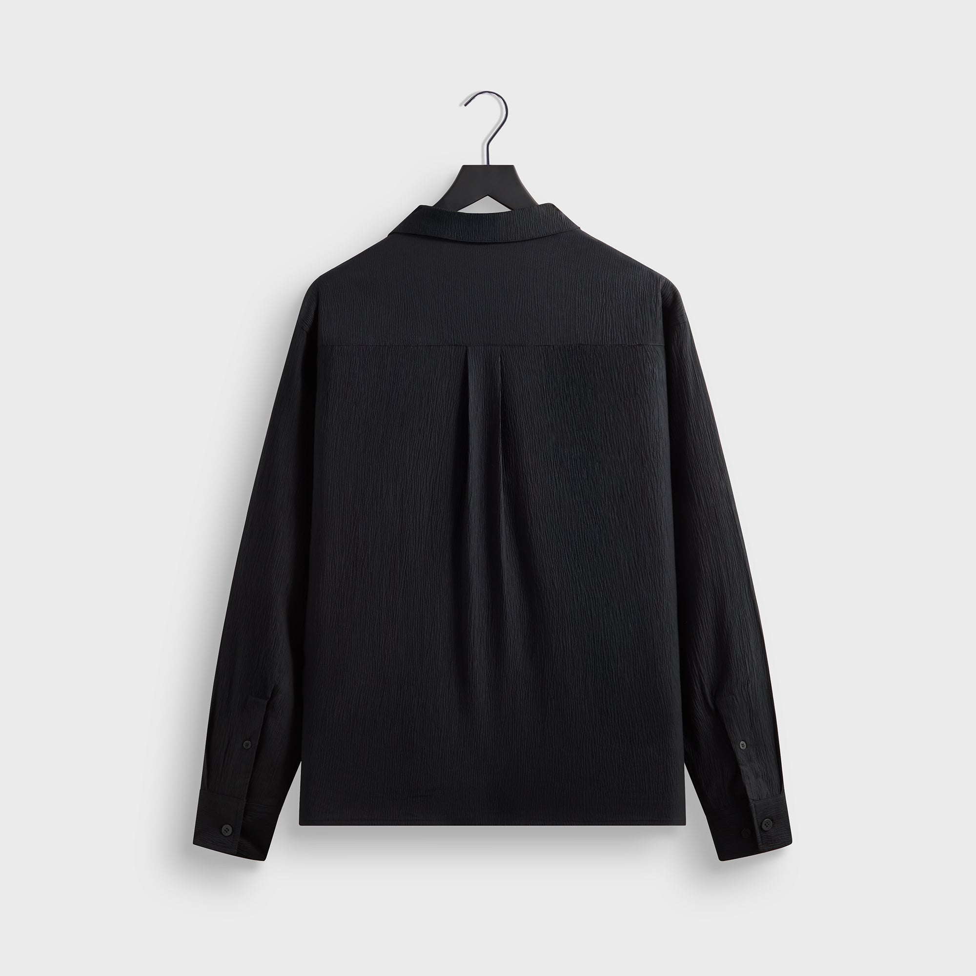 Kith Crinkled Nylon Ugo Shirt - Black - PH – Kith Japan