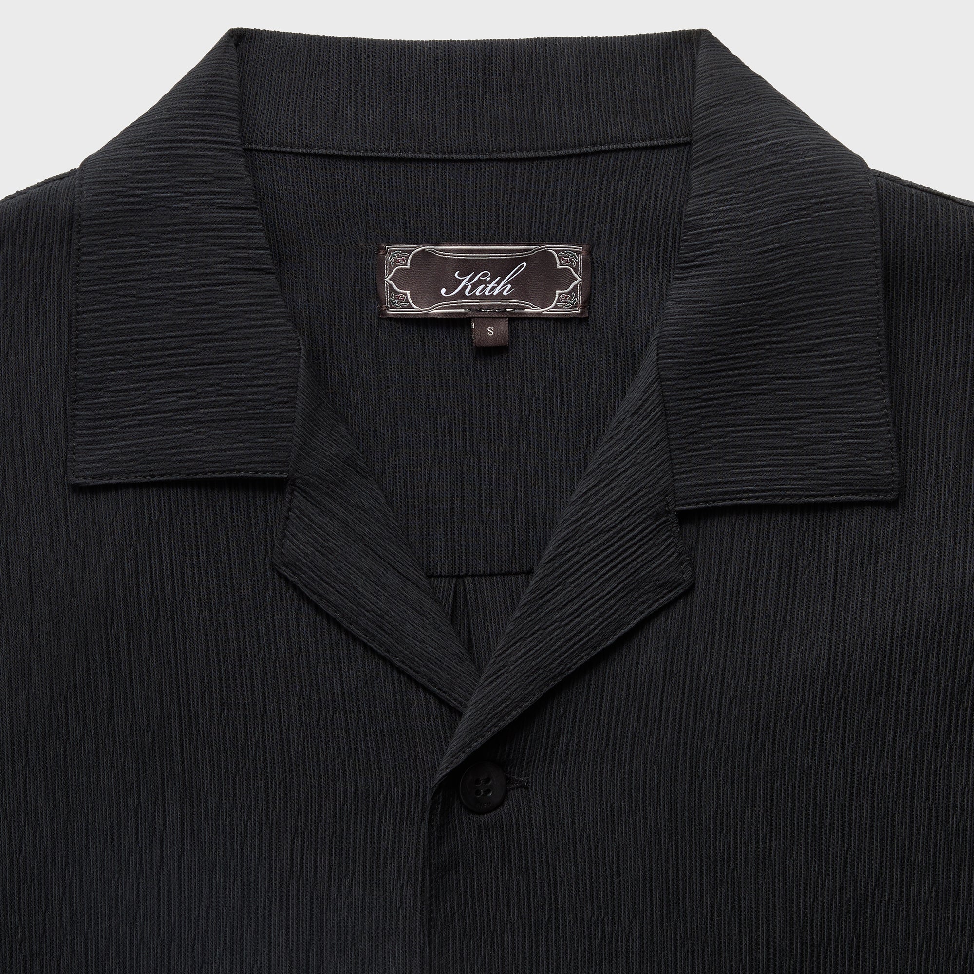 Kith Crinkled Nylon Ugo Shirt - Black - PH – Kith Japan