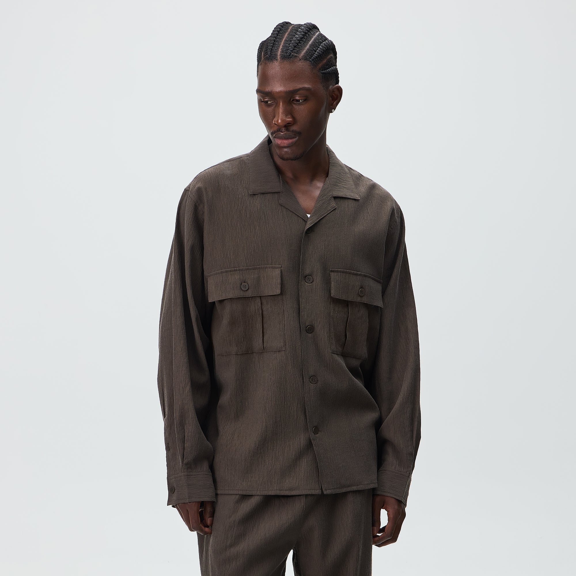 【おねぎ】KITH Kith Crinkled Nylon Ugo Shirt - Underground - PH – Kith Japan