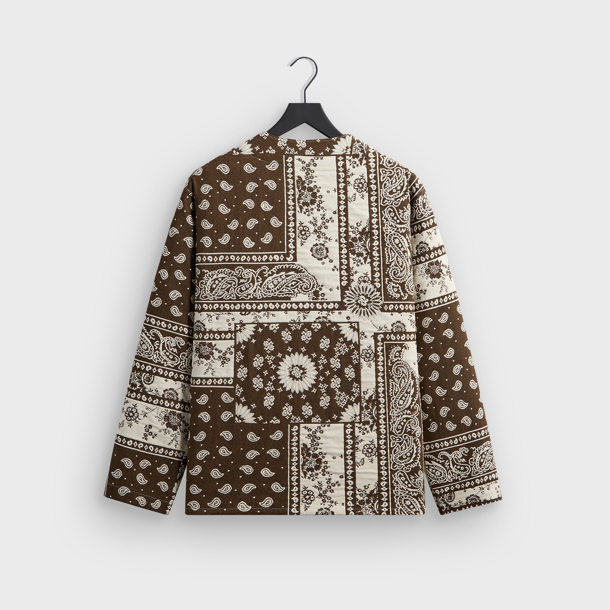 Kith Bandana Jacquard Long Sleeve Willis Shirt - Coffee – Kith Japan