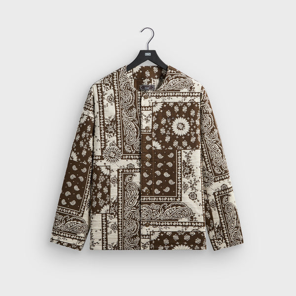 Kith Bandana Jacquard Long Sleeve Willis Shirt - Coffee – Kith Japan