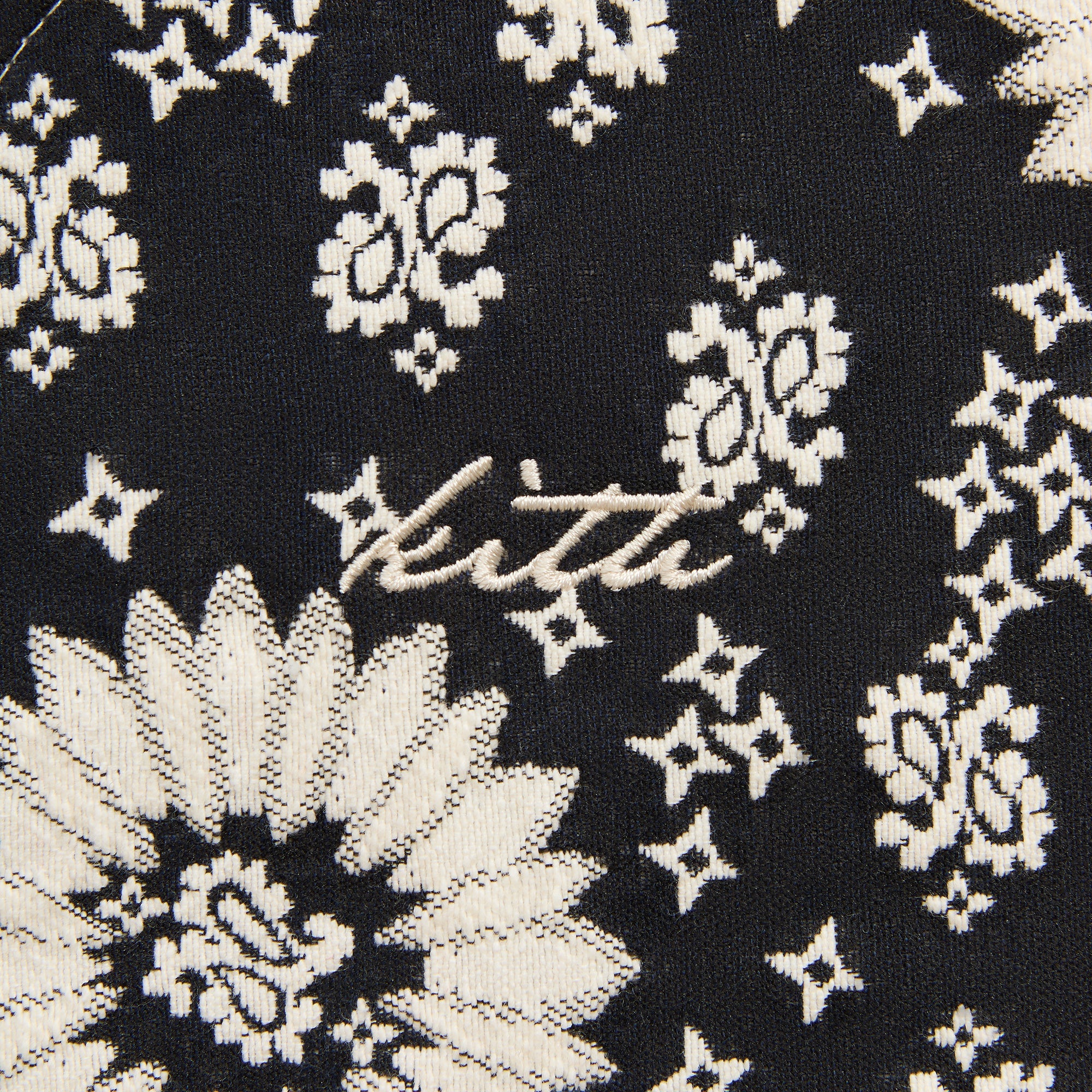 Kith Bandana Jacquard Long Sleeve Willis Shirt - Nocturnal – Kith