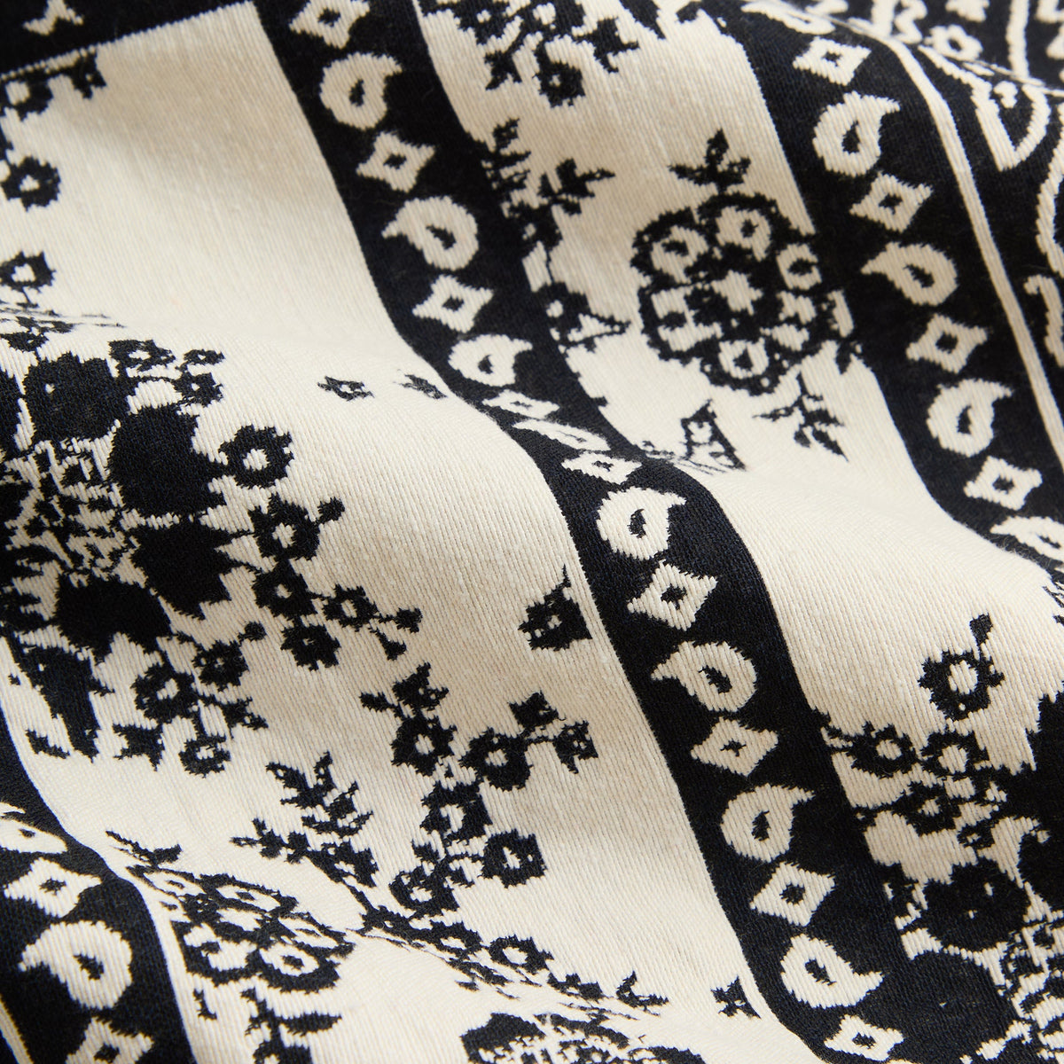 Kith Bandana Jacquard Long Sleeve Willis Shirt - Nocturnal – Kith 