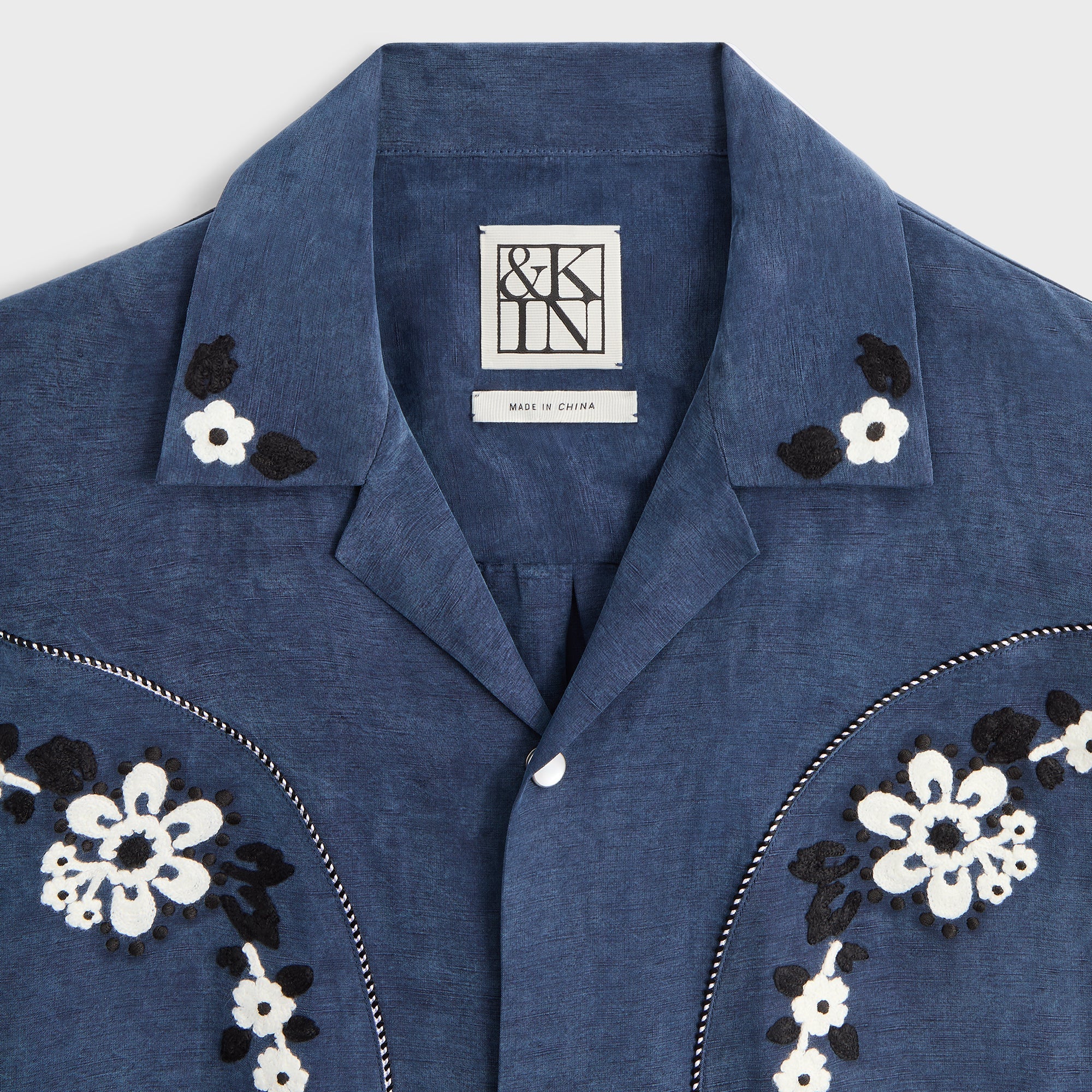 &Kin Cupro Linen Wally Shirt - Nocturnal – Kith Japan