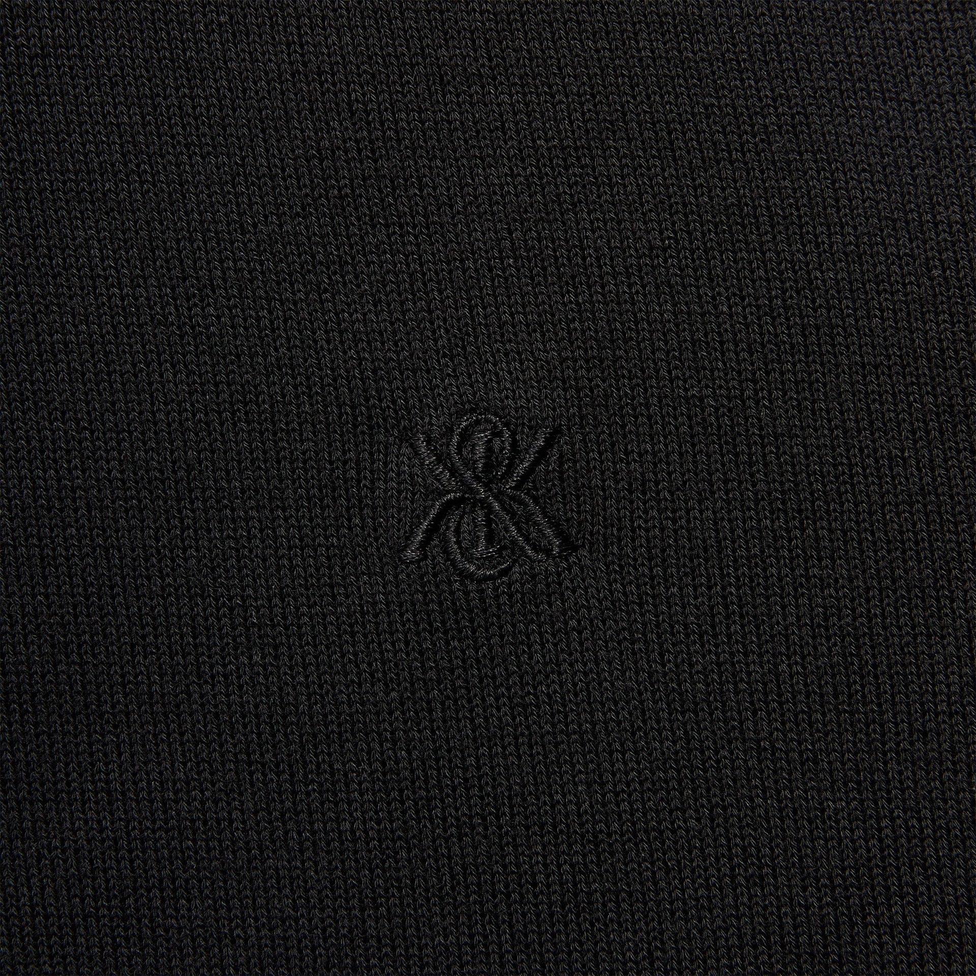 Kith Super Fine Rayon Knit Carrington Tee - Black