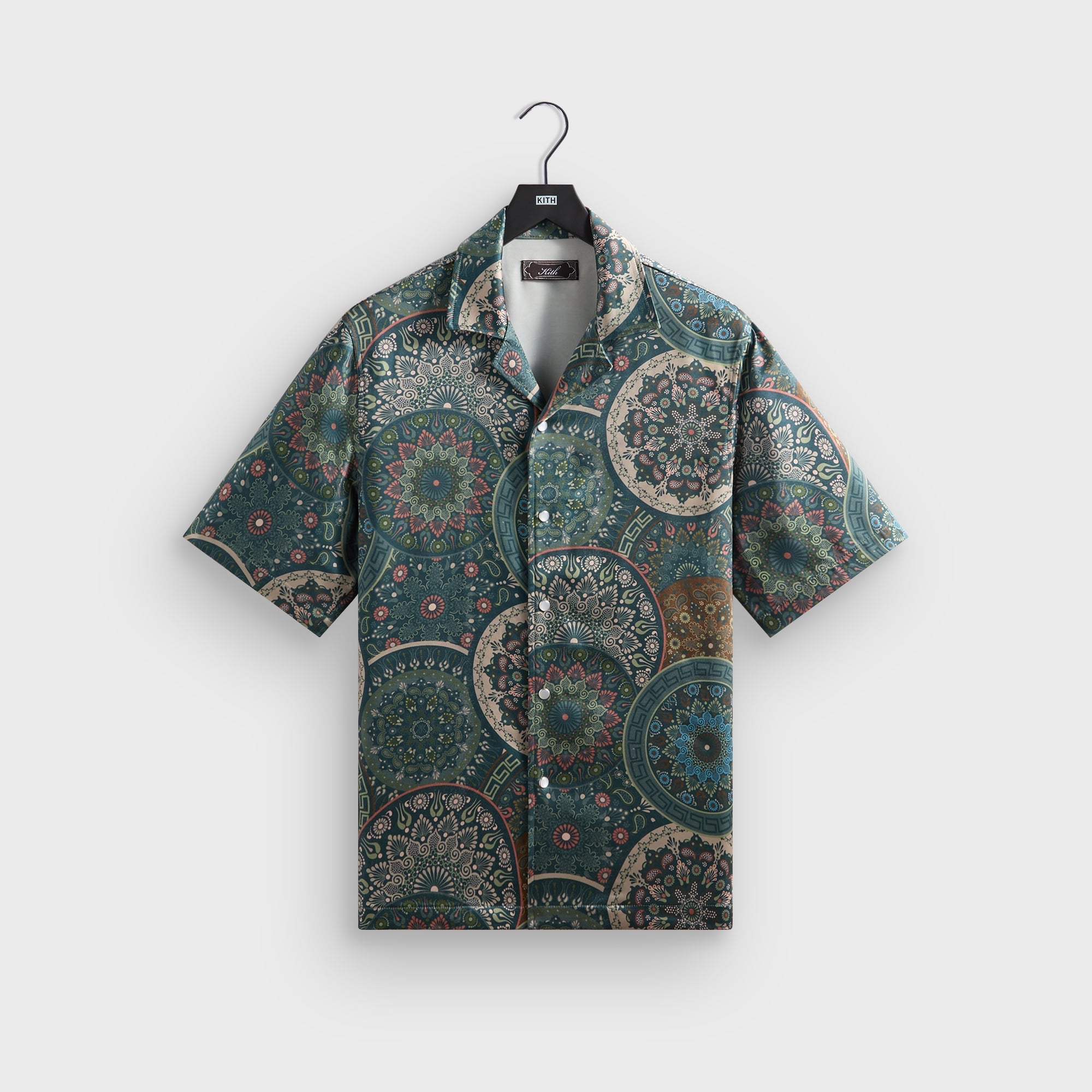 Kith Mosaic Mandala Thompson Camp Collar Shirt - Stadium - PH