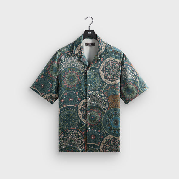 Kith Mosaic Mandala Thompson Camp Collar Shirt - Stadium – Kith Japan