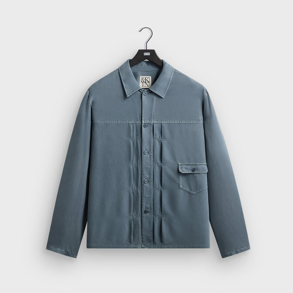 &Kin Garment Dyed Silk Collared Yardley Shirt - Ovation – Kith Japan