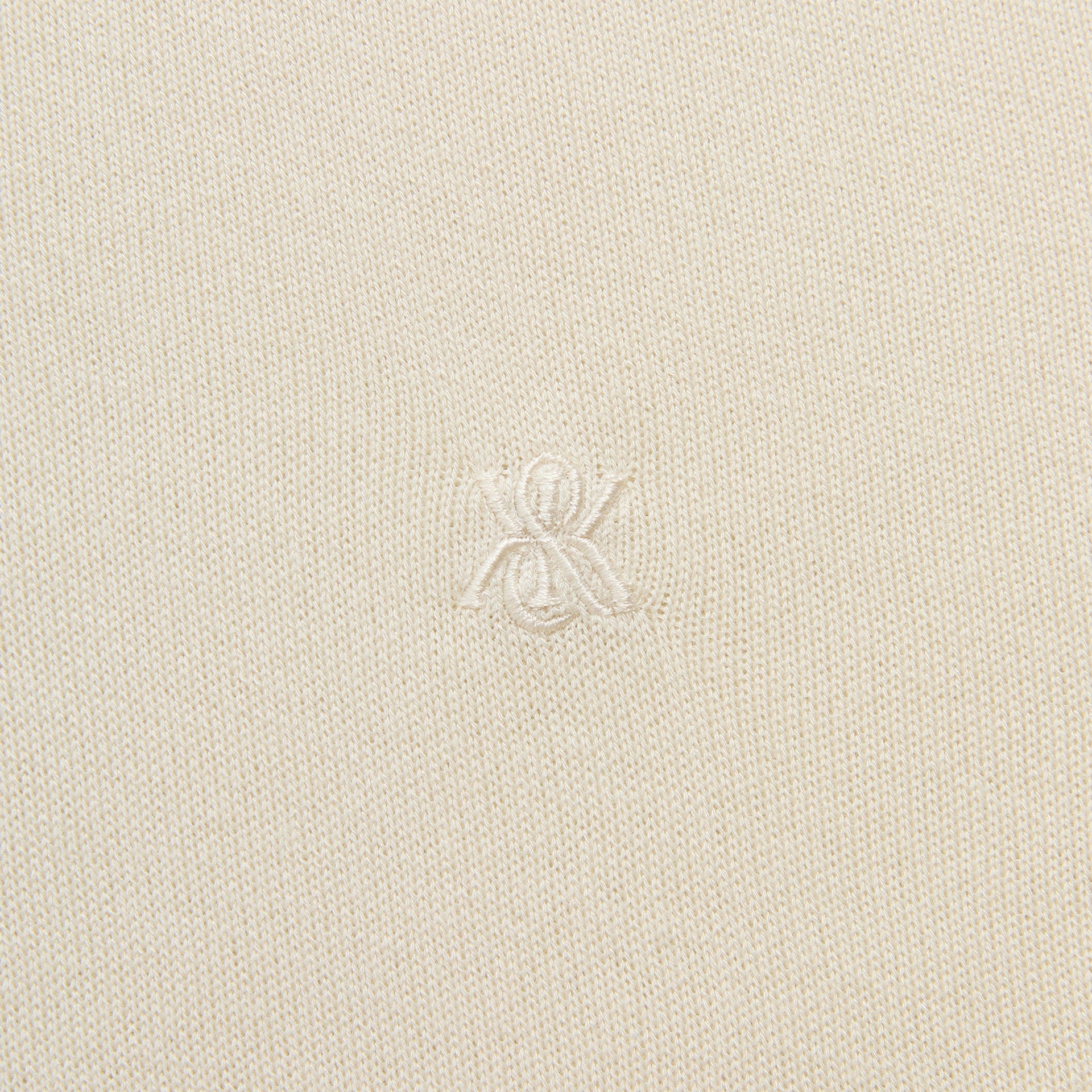 Kith Super Fine Rayon Knit Baldwin Polo - Sandrift