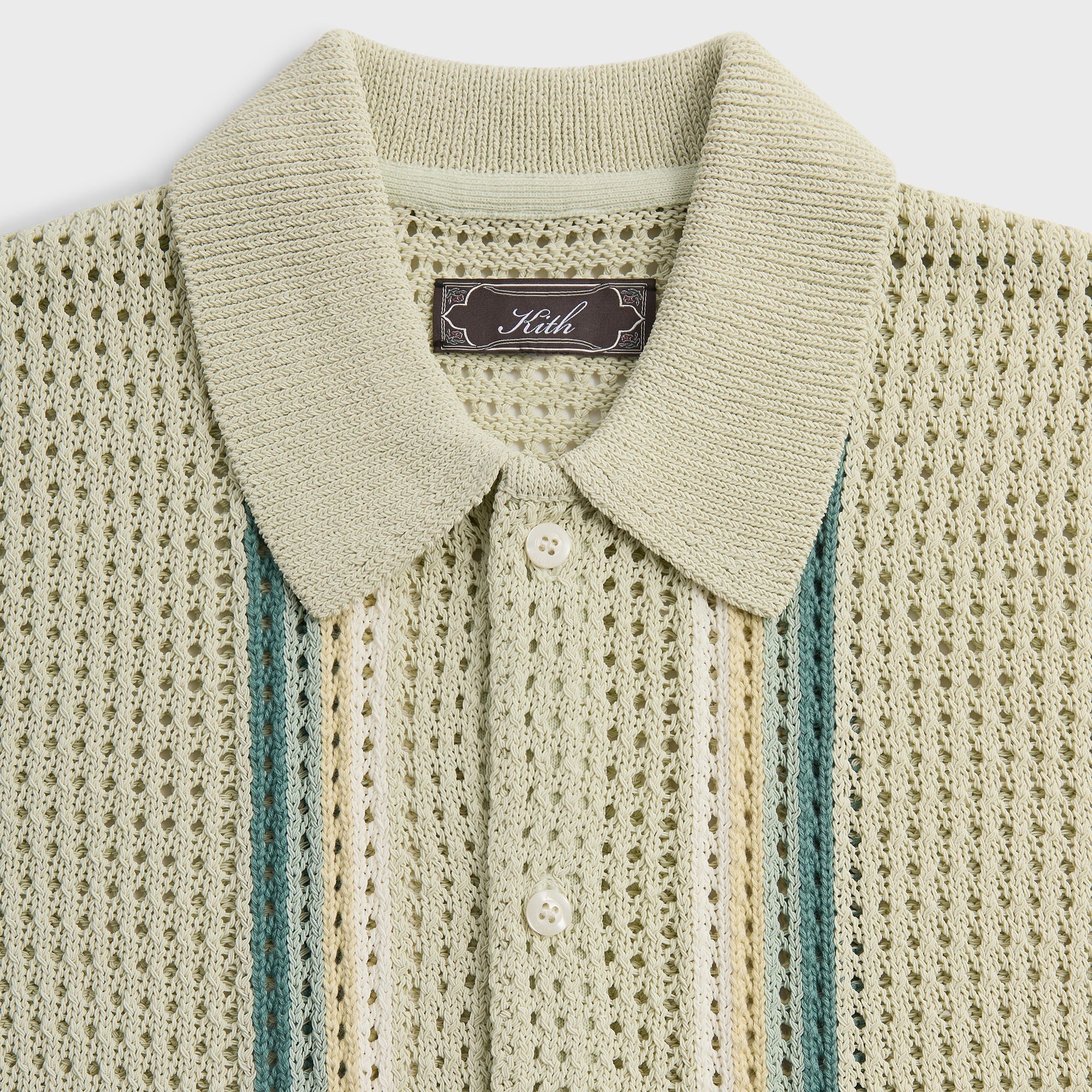 Kith Thompson Crochet Buttondown - Fresh - PH – Kith Japan